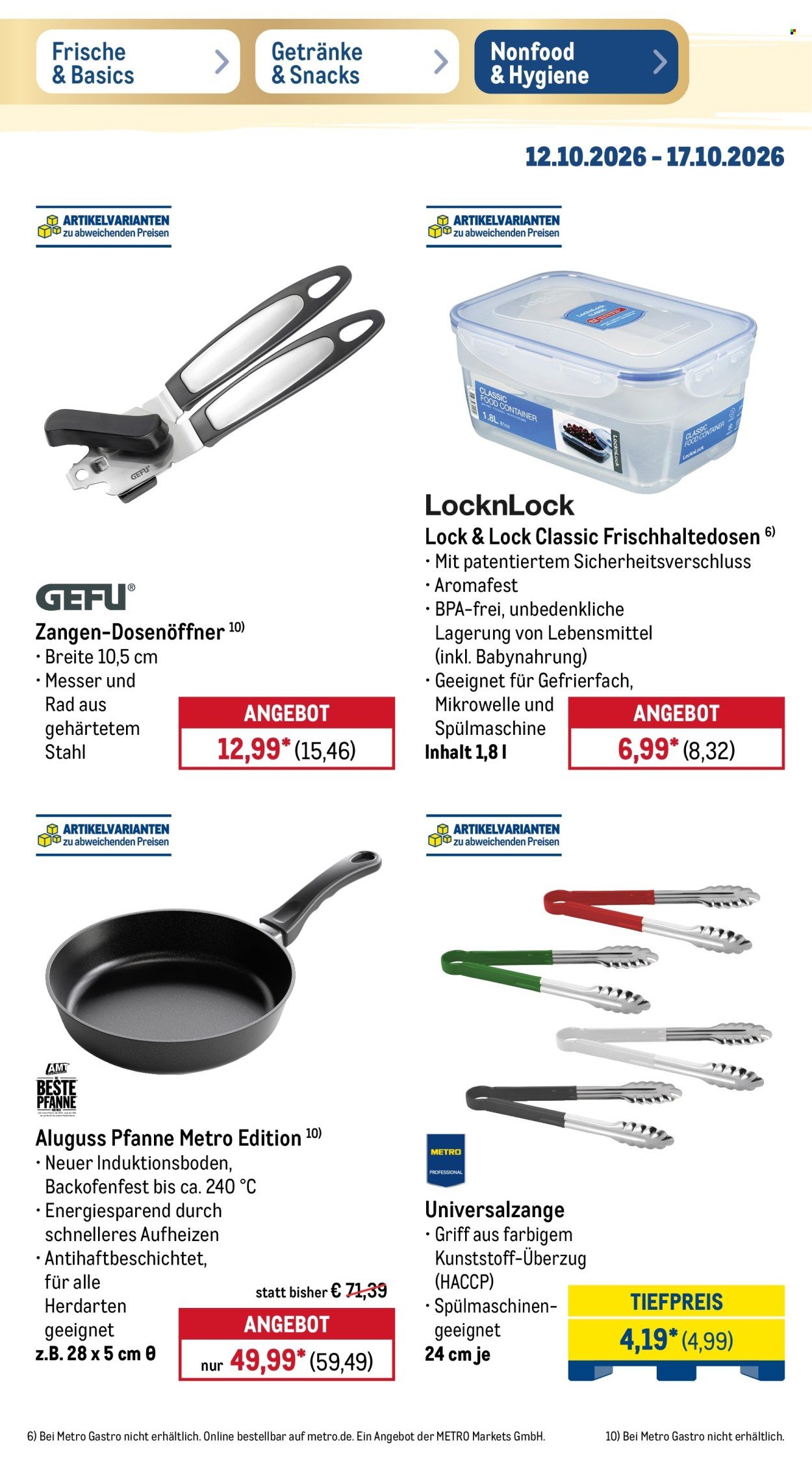 METRO Prospekt - NonFood-Angebote