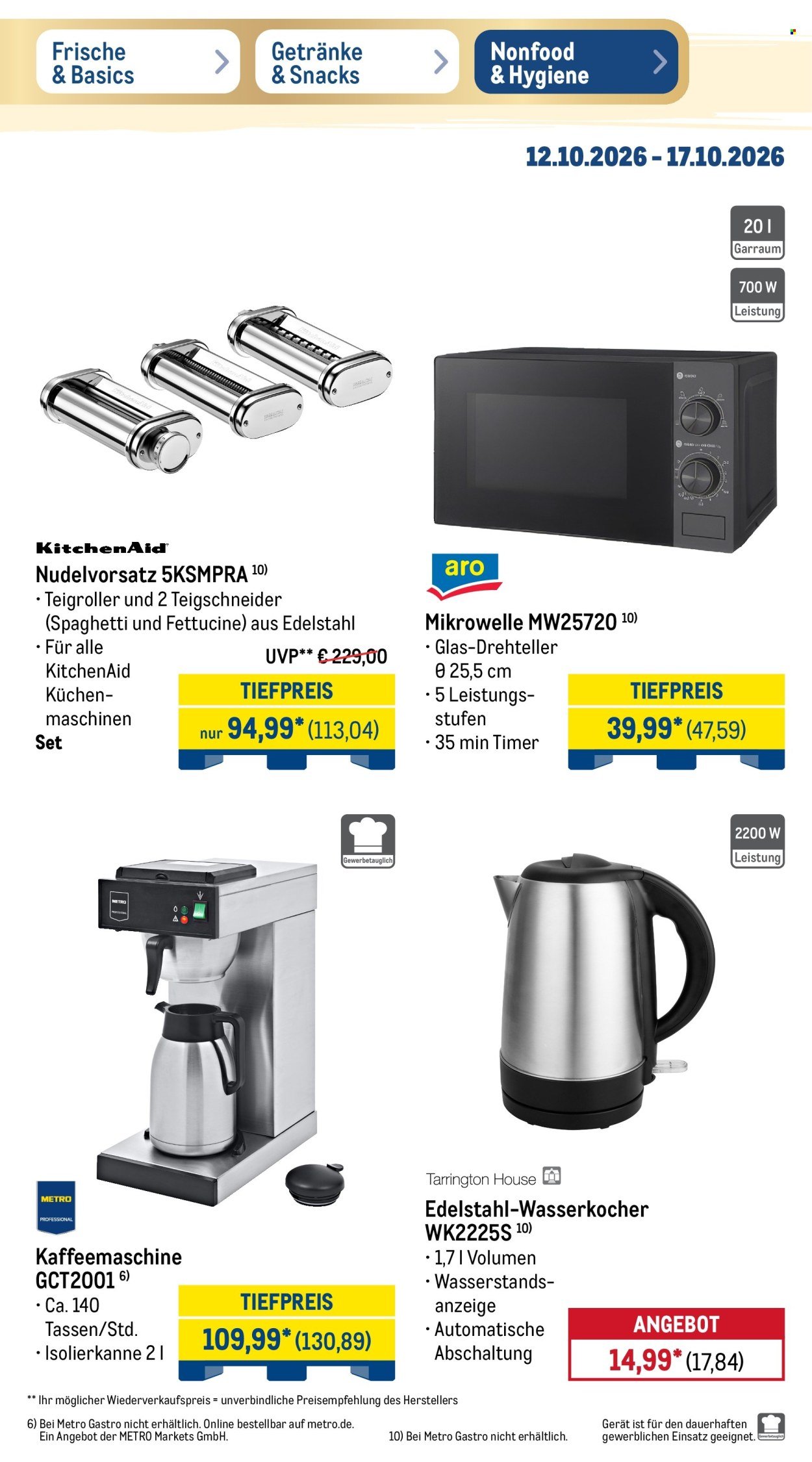 METRO Prospekt - NonFood-Angebote