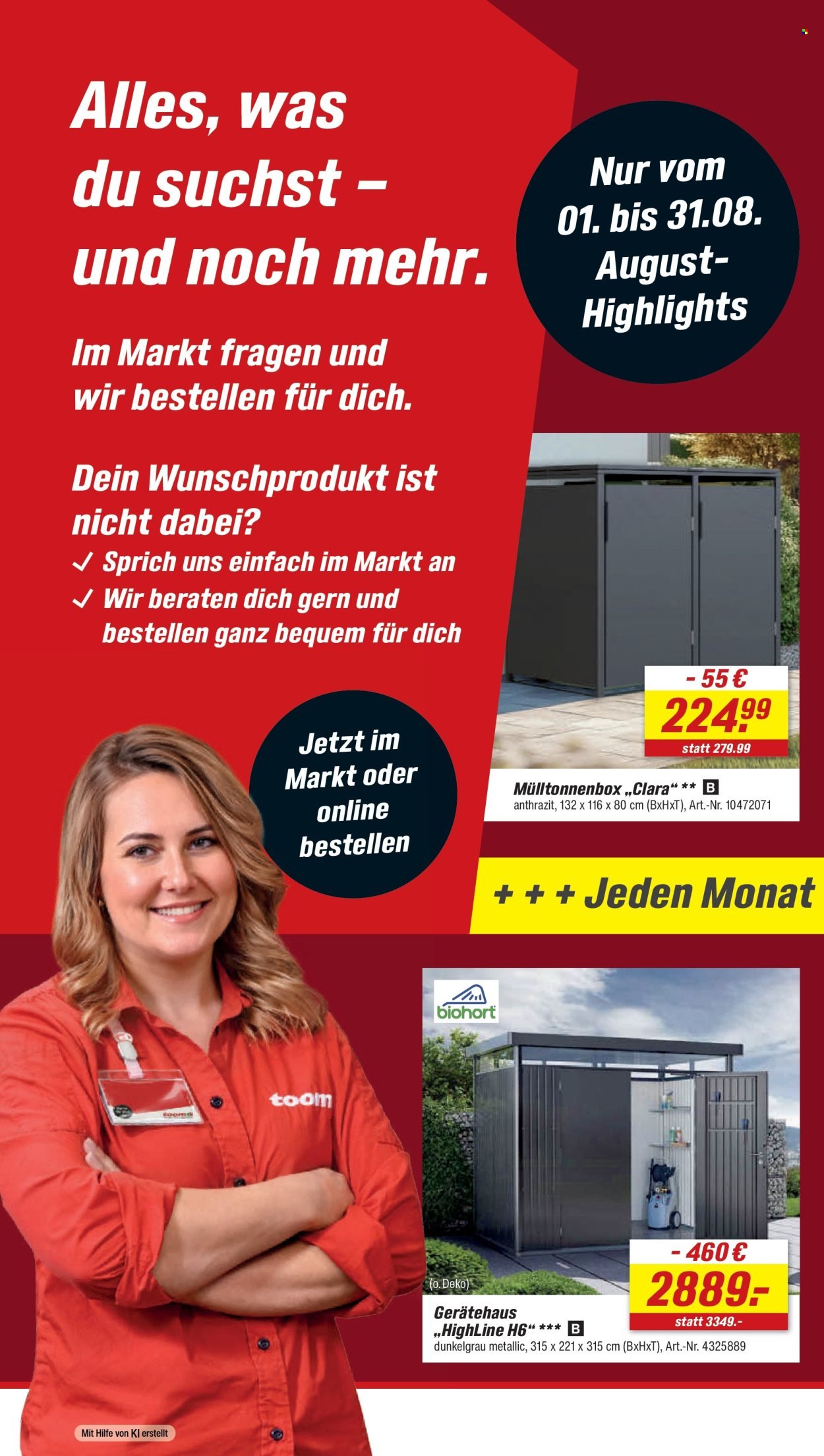 TOOM BAUMARKT Prospekt - Ab Samstag 1.08.2026