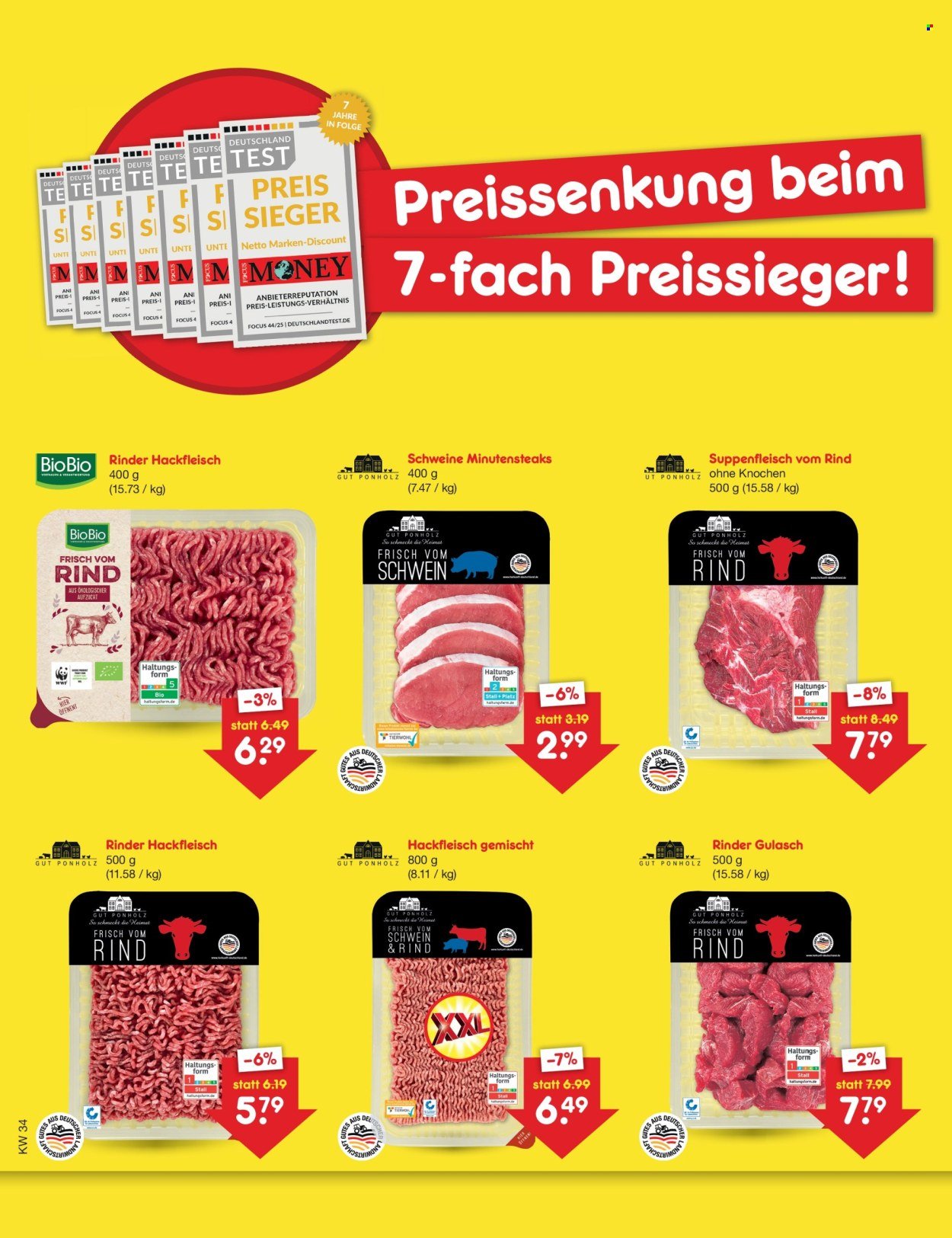 NETTO MARKEN-DISCOUNT Angebote - Preissenkung auf Dauer