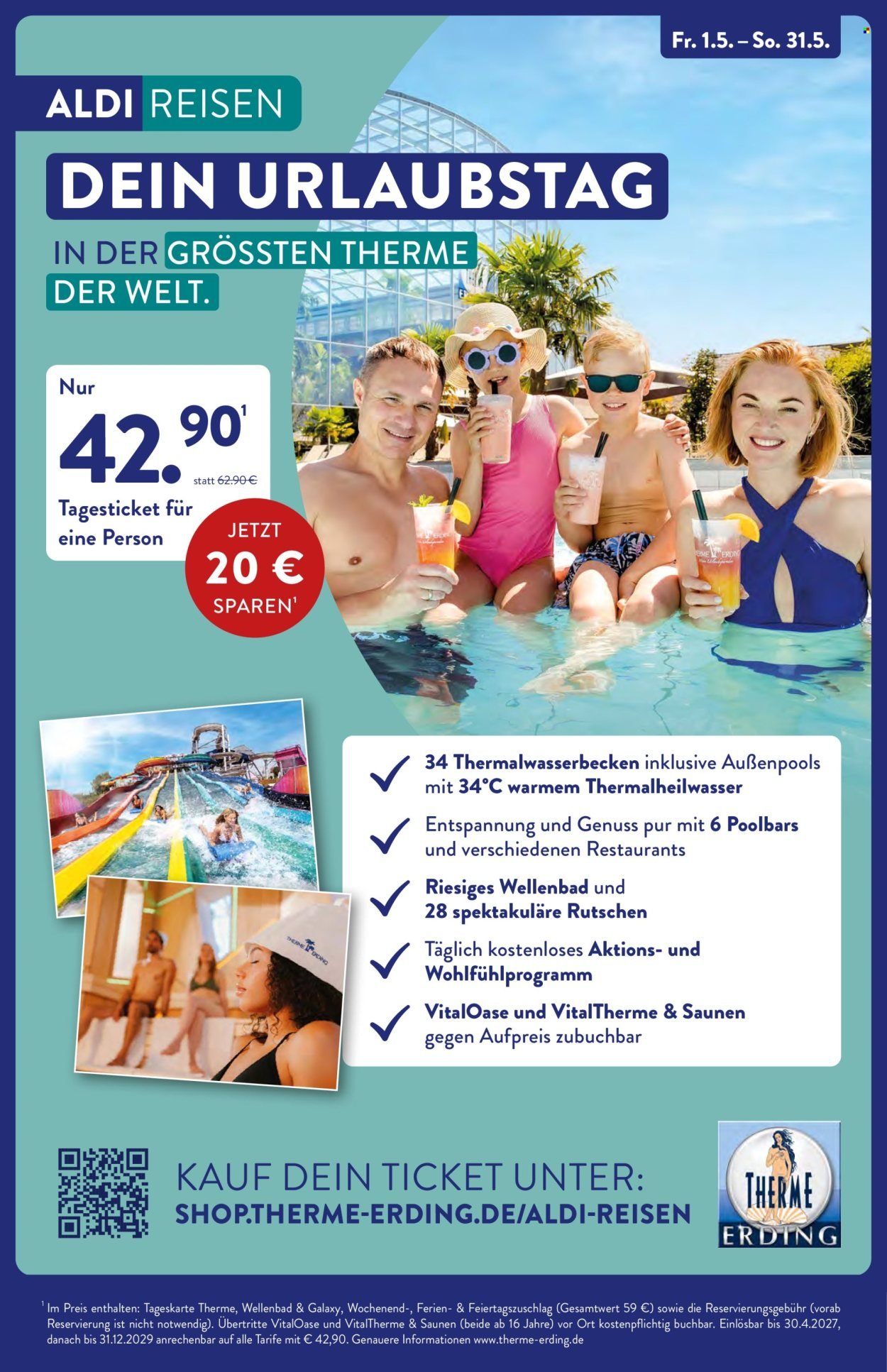 ALDI SÜD Prospekt - Reisen (2026-05-01 - 2026-05-31)