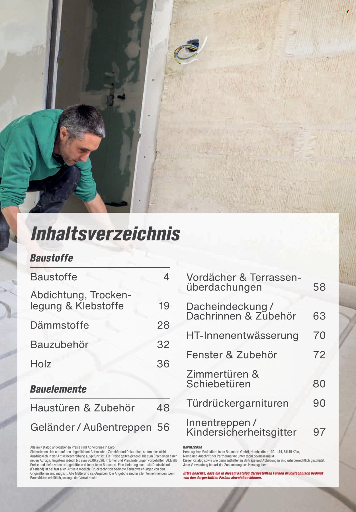TOOM BAUMARKT Prospekt - Baustoffe & Bauelemente