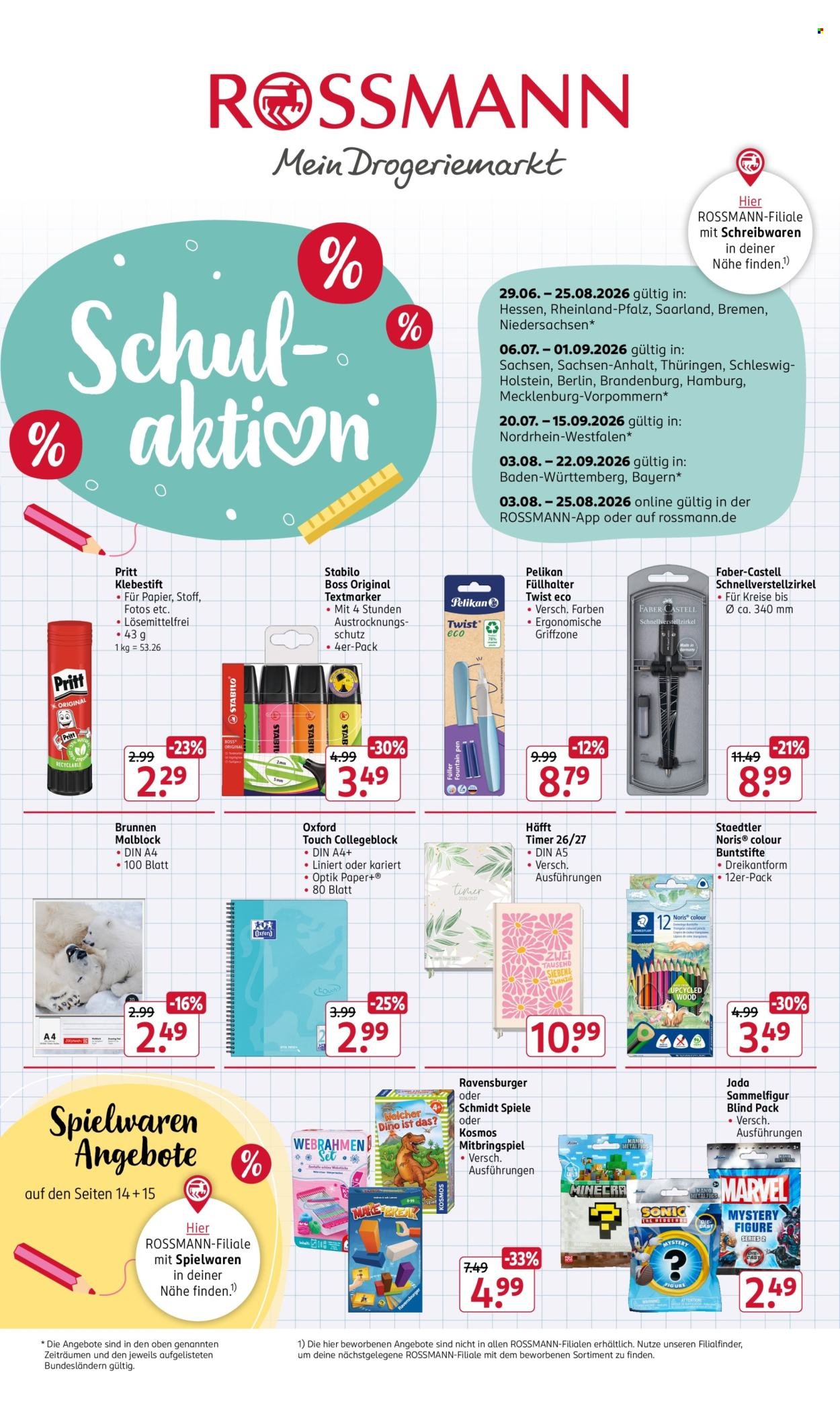 ROSSMANN Prospekt - Startklar für das neue Schuljahr