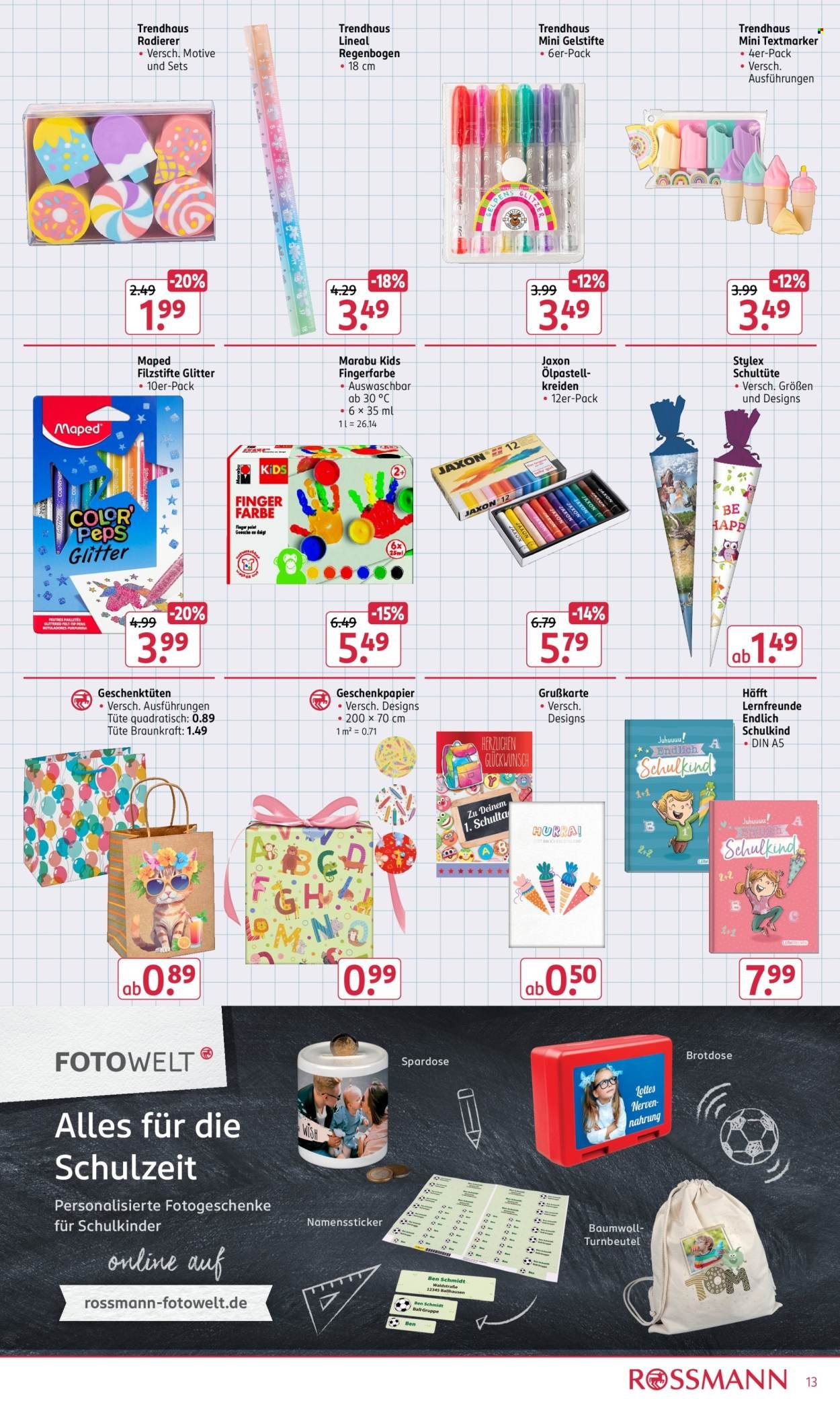ROSSMANN Prospekt - Startklar für das neue Schuljahr