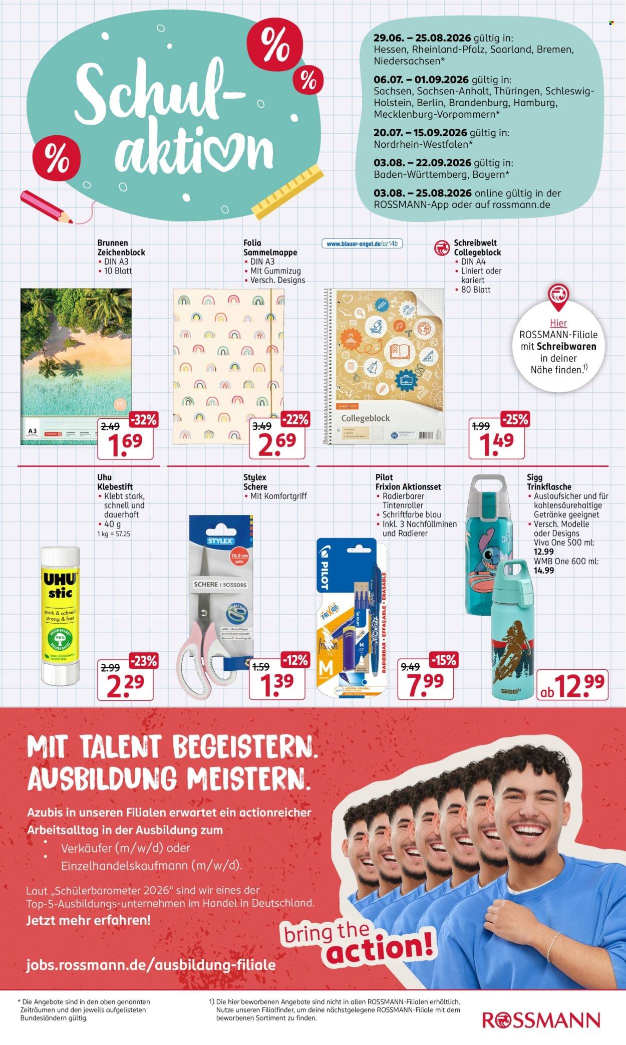 ROSSMANN Prospekt - Startklar für das neue Schuljahr
