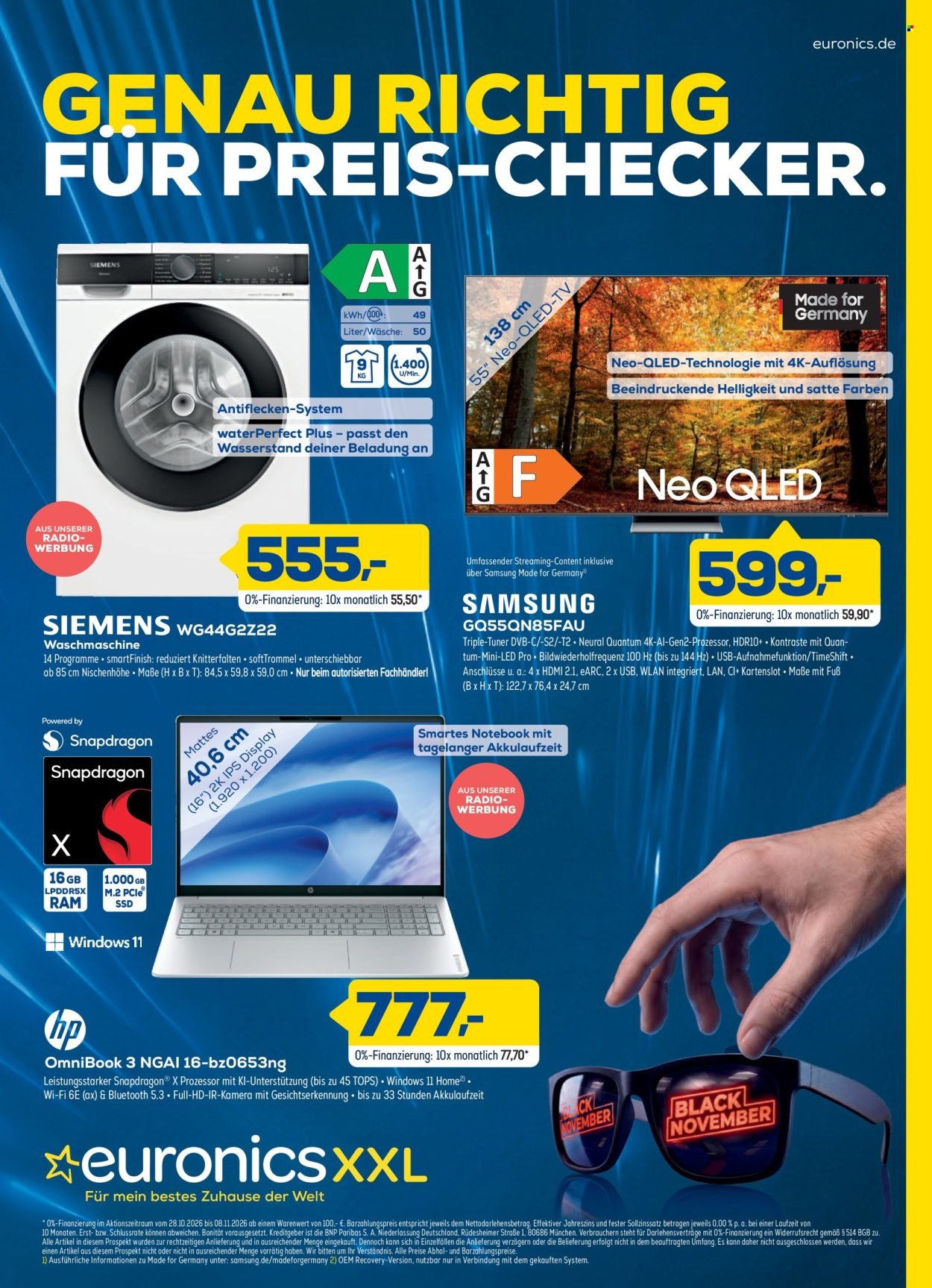 EURONICS Prospekt - Ab Mittwoch 28.10.2026
