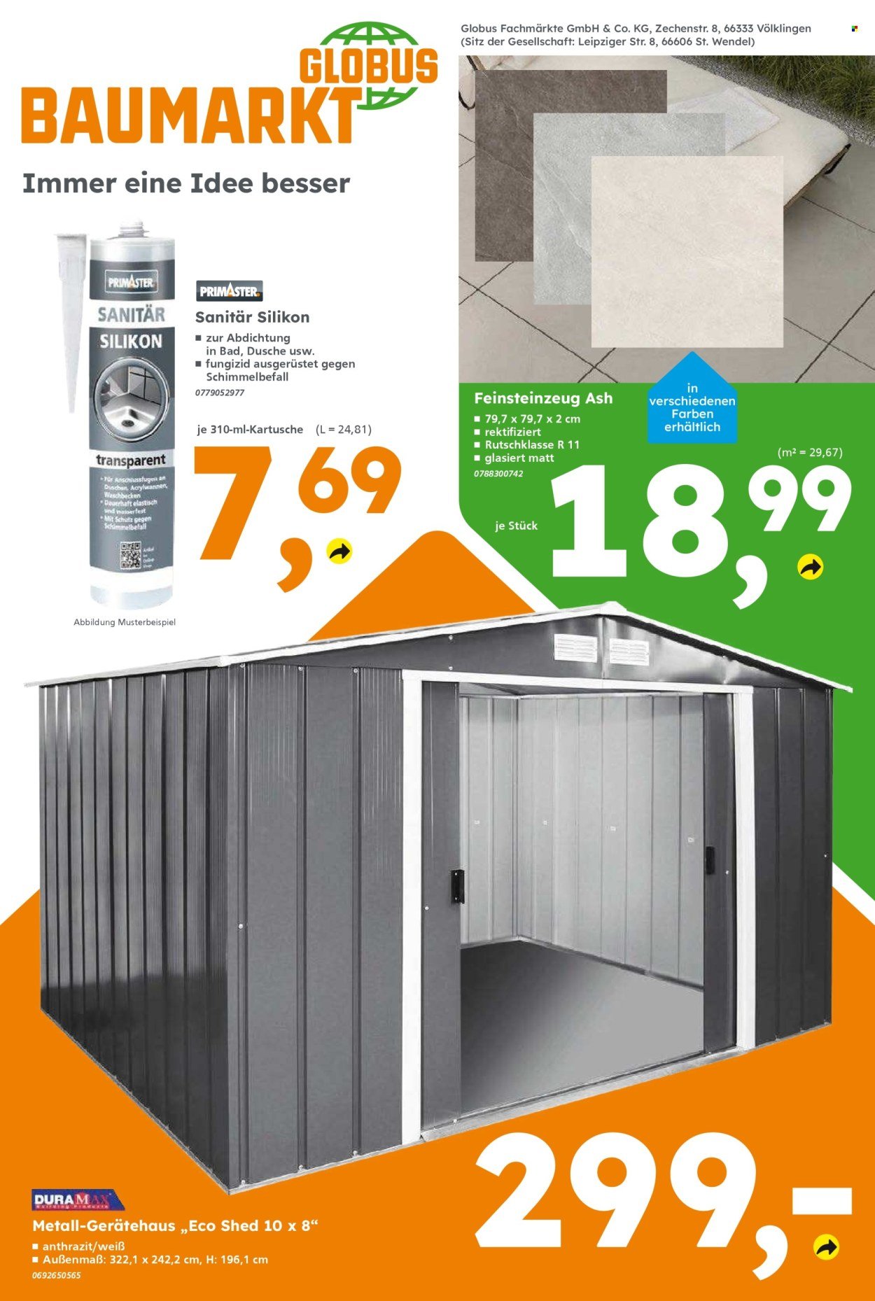 GLOBUS BAUMARKT Prospekt - Ab Montag 10.08.2026