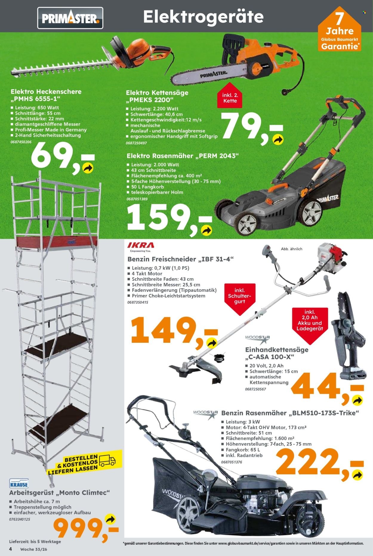 GLOBUS BAUMARKT Prospekt - Ab Montag 10.08.2026