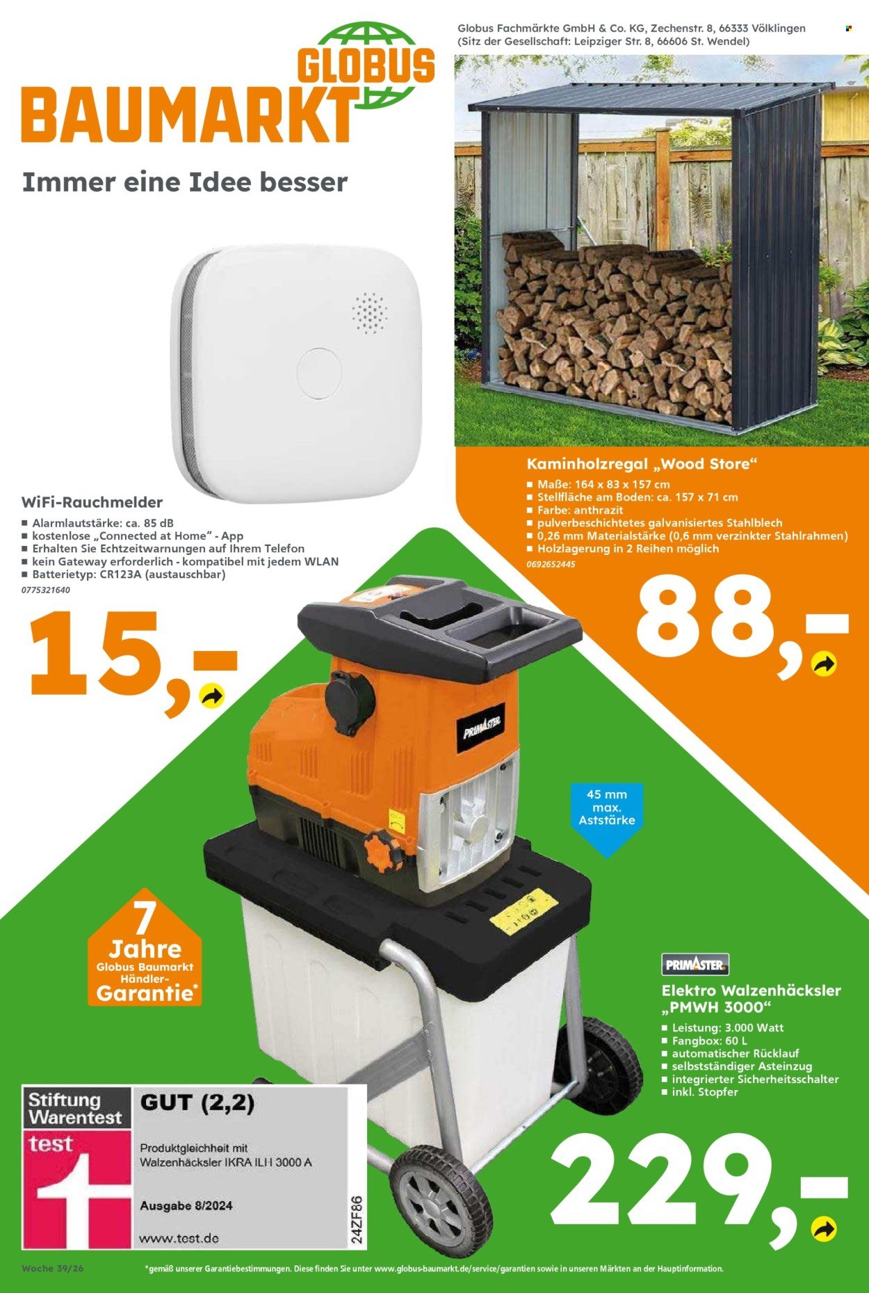 GLOBUS BAUMARKT Prospekt - Ab Montag 21.09.2026