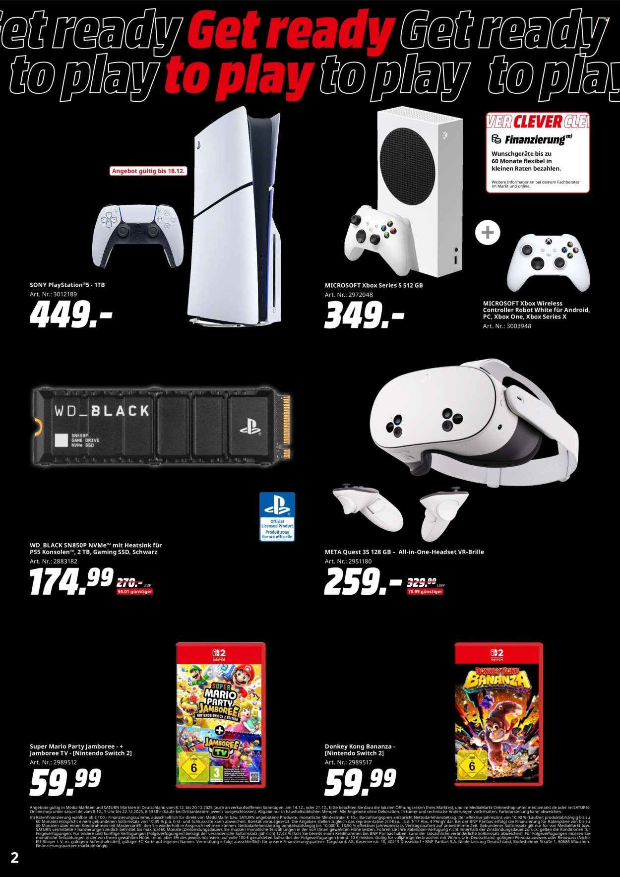 SATURN Prospekt - Ab Montag 8.12.2025 (2025-12-08 - 2025-12-22)