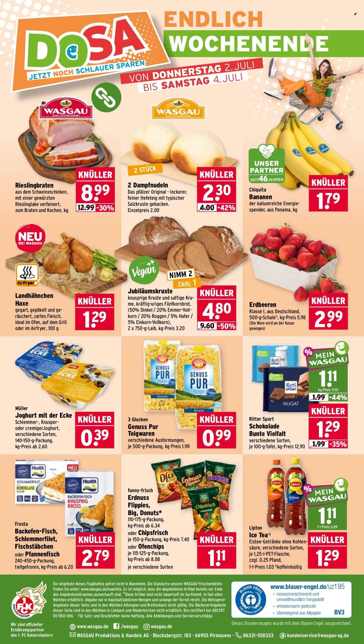 WASGAU Prospekt - Ab Montag 29.06.2026