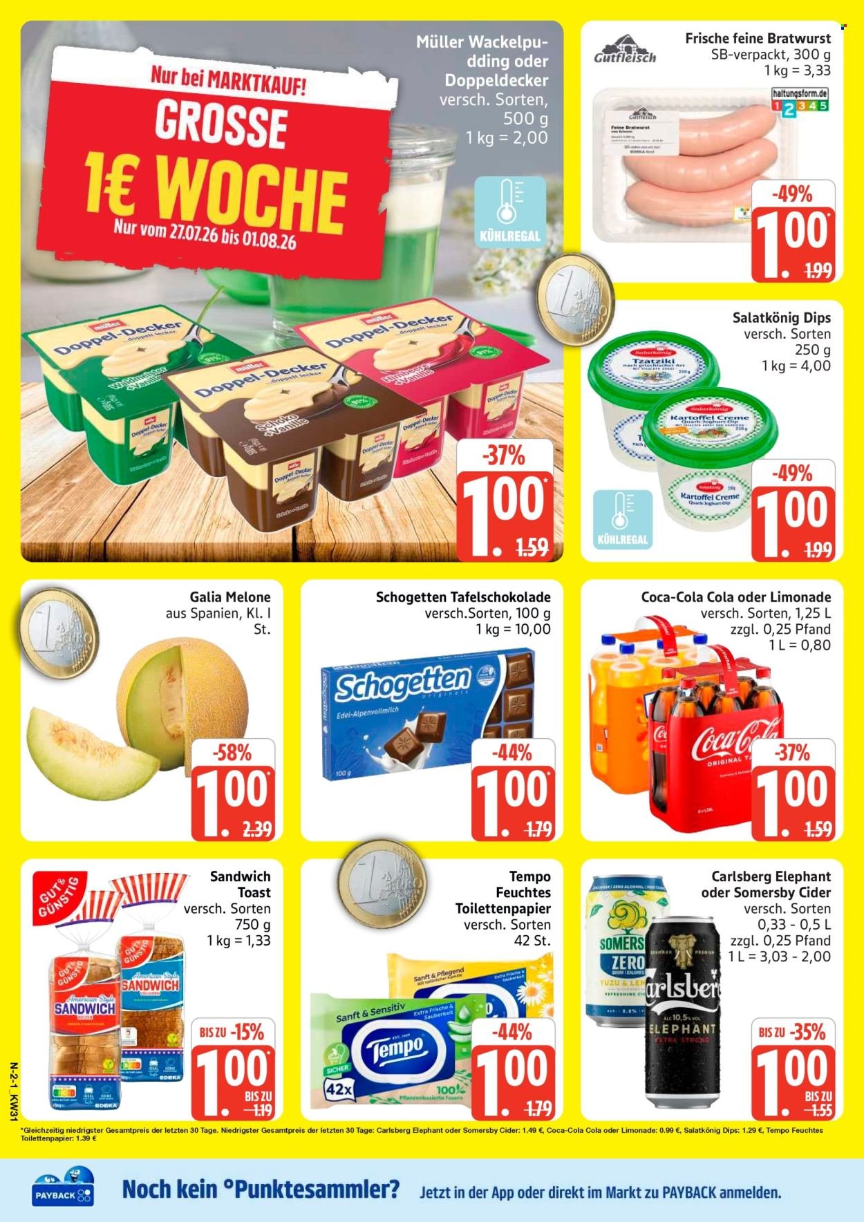 MARKTKAUF Prospekt - Ab Montag 27.07.2026