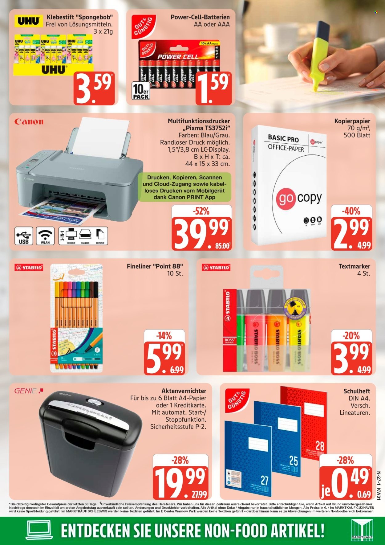 MARKTKAUF Prospekt - Ab Montag 27.07.2026
