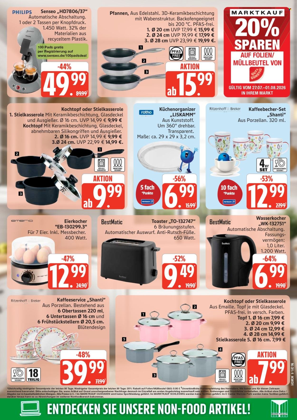 MARKTKAUF Prospekt - Ab Montag 27.07.2026