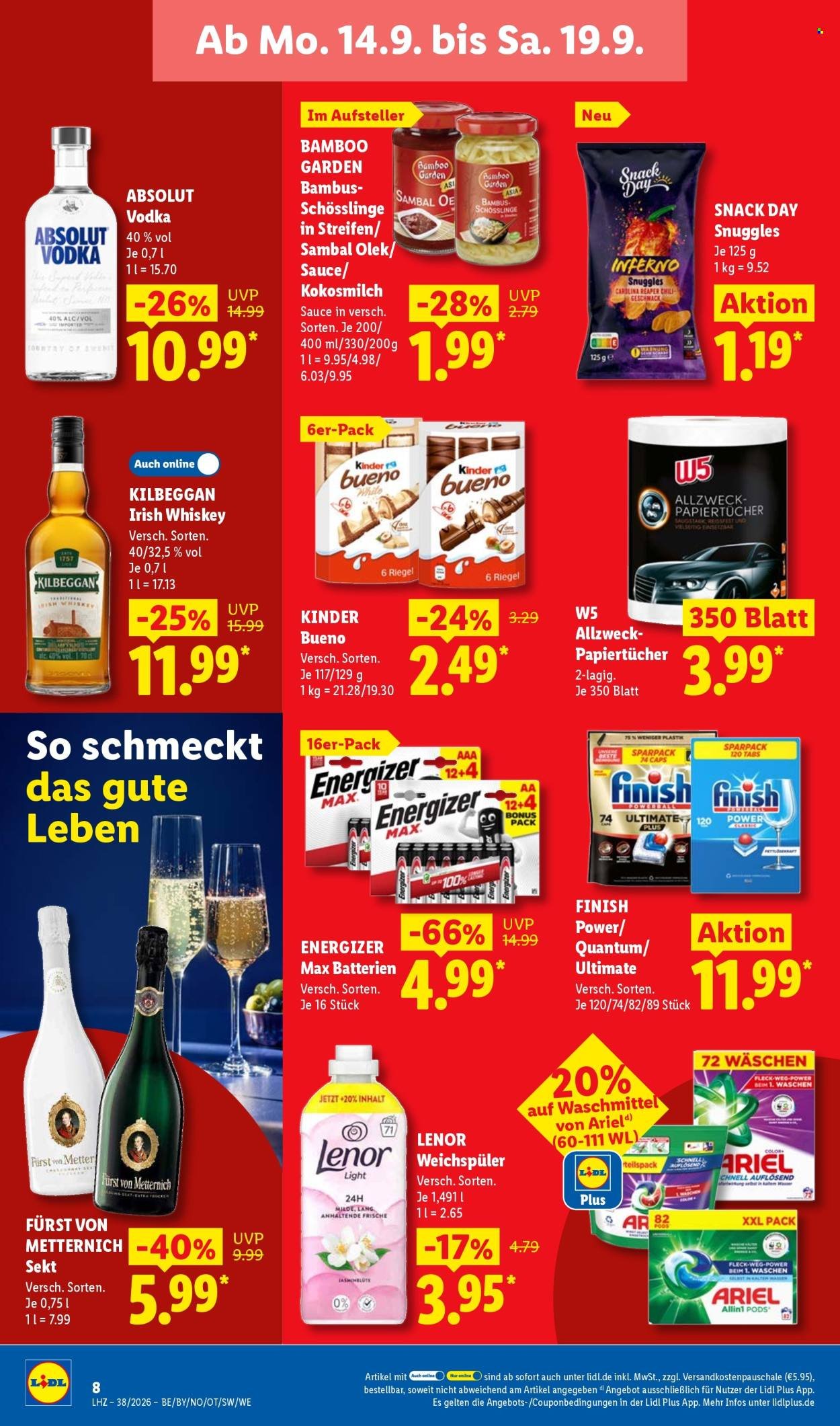 LIDL Prospekt - Ab Montag 14.09.2026