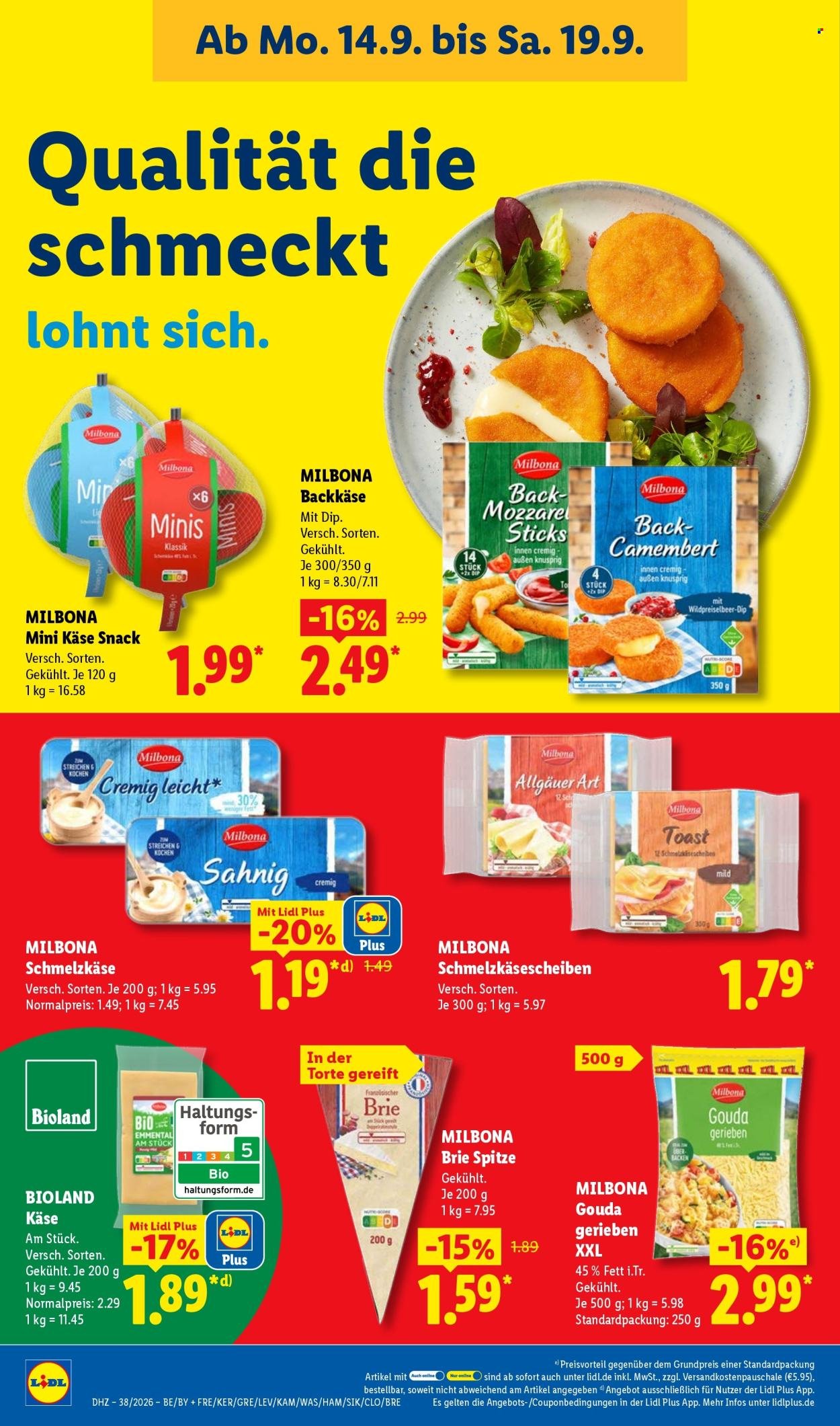 LIDL Prospekt - Ab Montag 14.09.2026