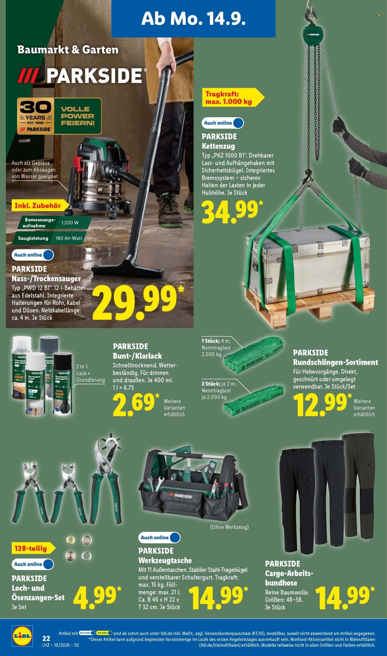 LIDL Prospekt - Ab Montag 14.09.2026