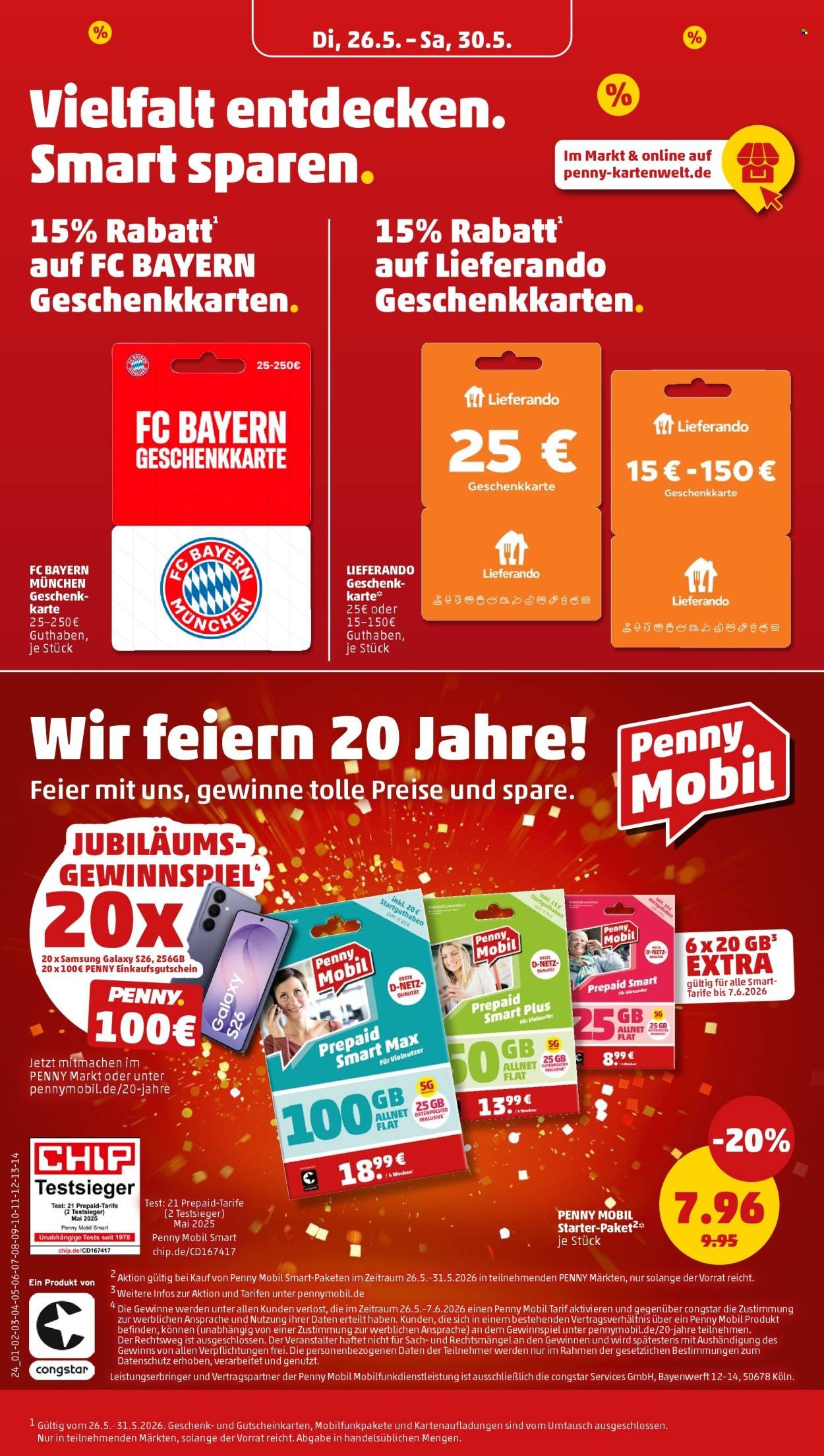 PENNY Prospekt - Ab Dienstag 26.05.2026