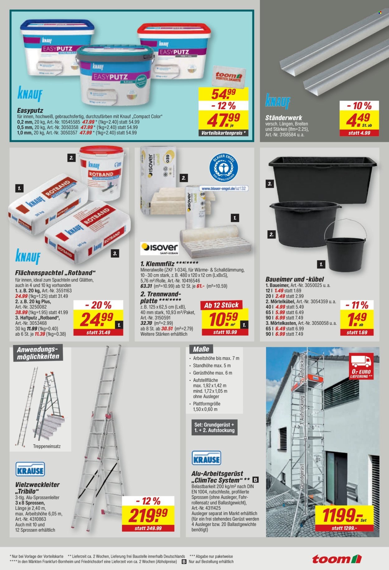 TOOM BAUMARKT Prospekt - Ab Montag 26.10.2026