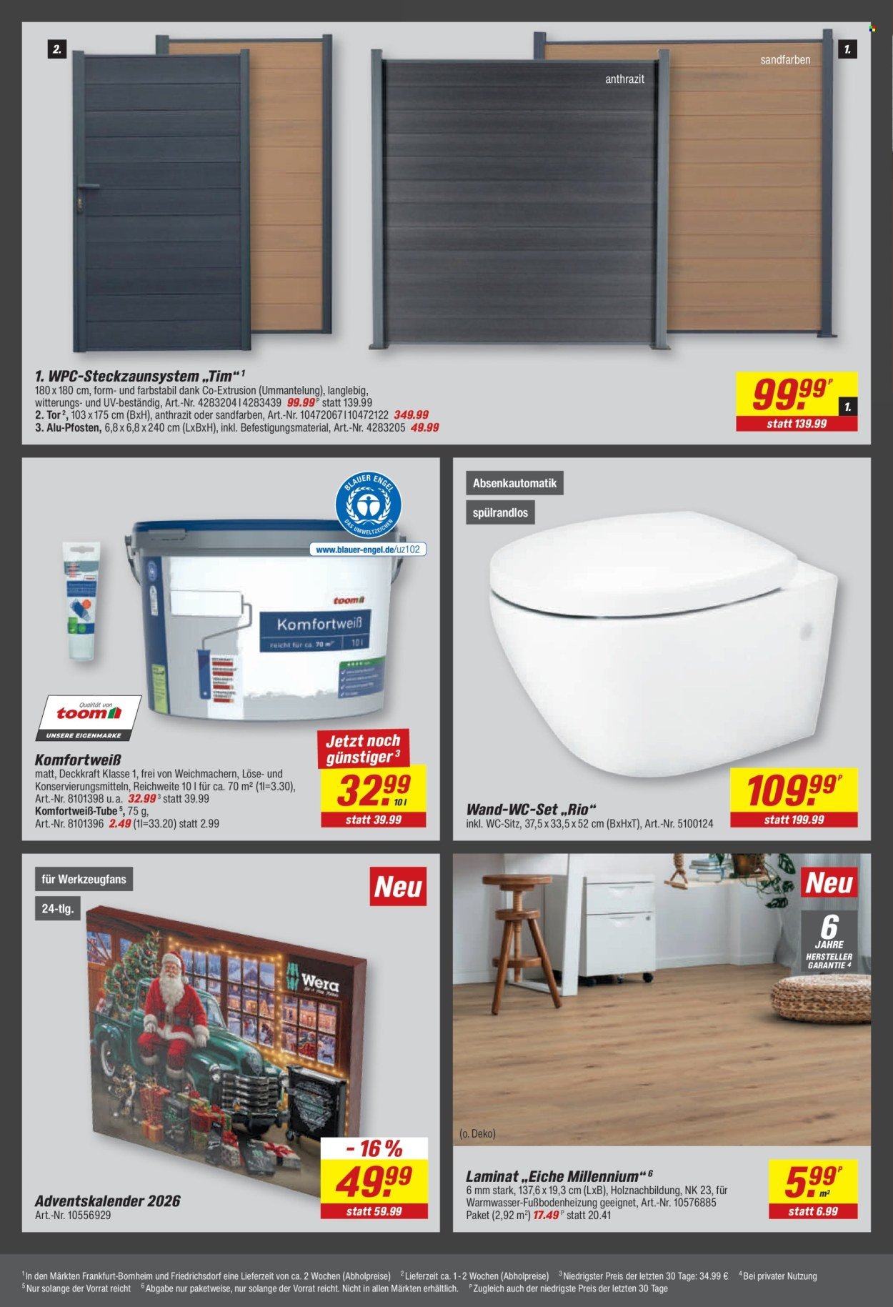 TOOM BAUMARKT Prospekt - Ab Montag 26.10.2026