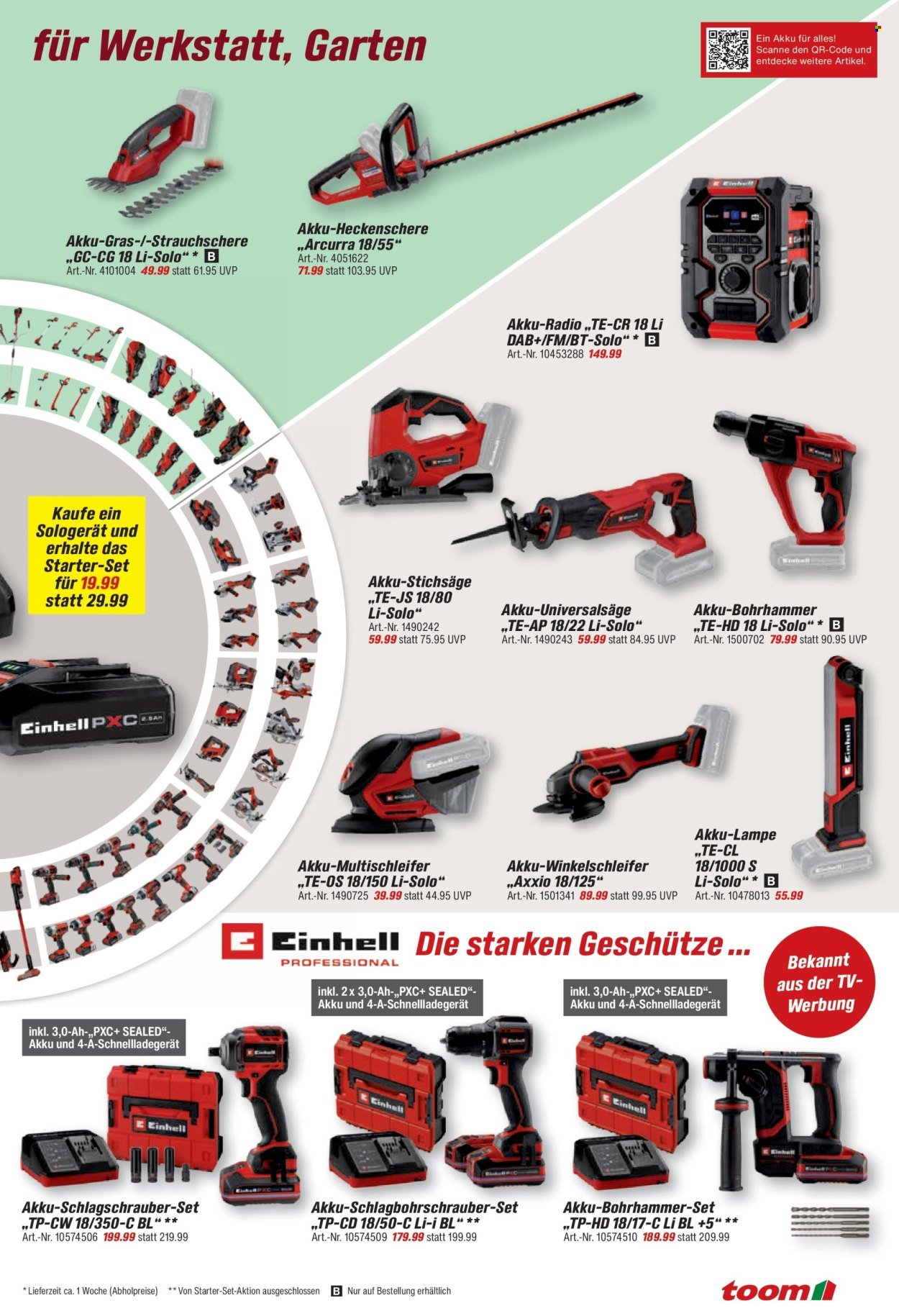TOOM BAUMARKT Prospekt - Ab Montag 26.10.2026
