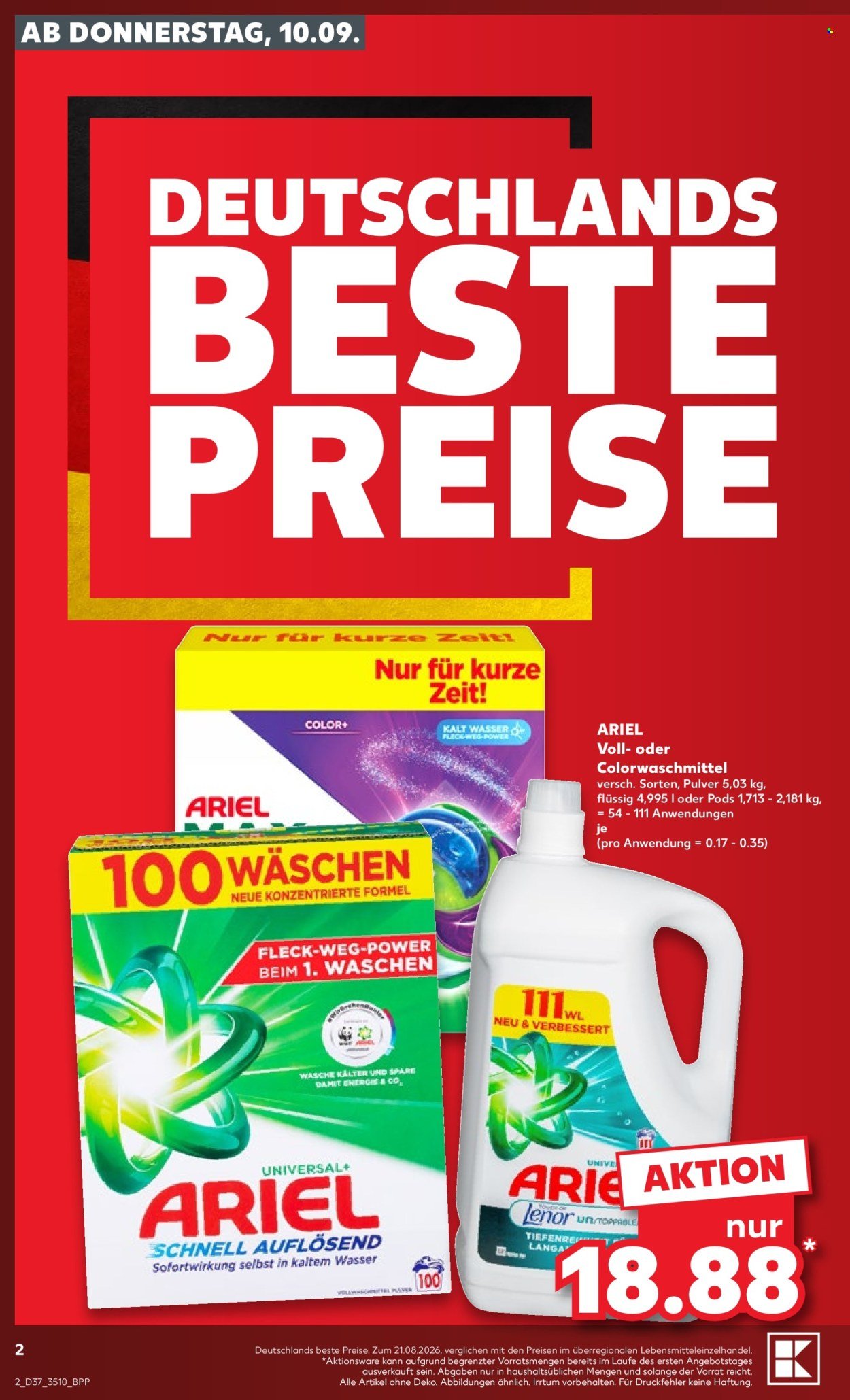 KAUFLAND Prospekt - Ab Donnerstag 10.09.2026