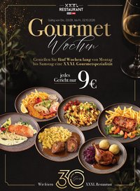 XXXLUTZ Prospekt - Restaurantgutscheine