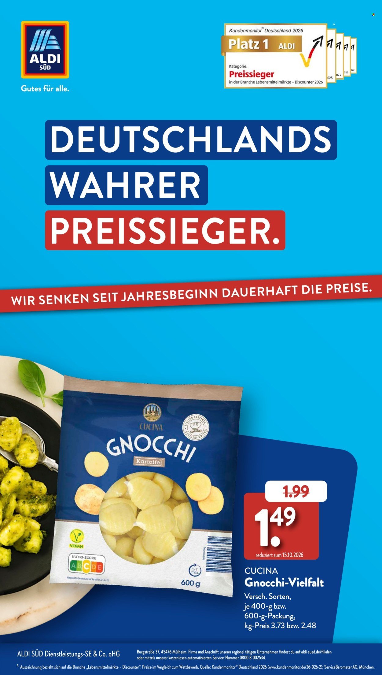 ALDI SÜD Angebote - Deutschlands wahrer preissieger