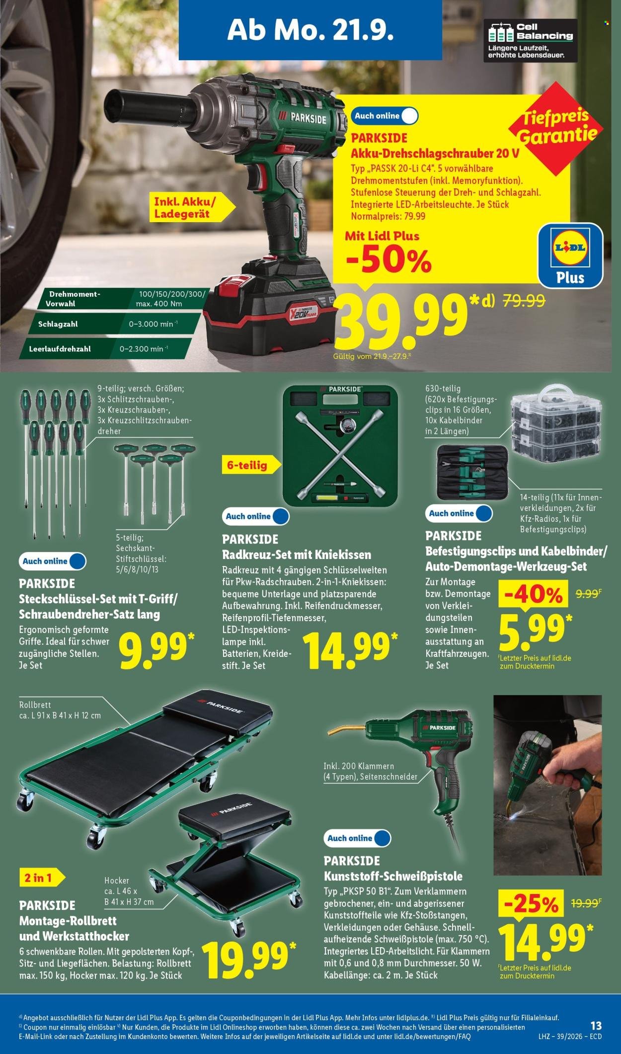 LIDL Prospekt - Ab Montag 21.09.2026