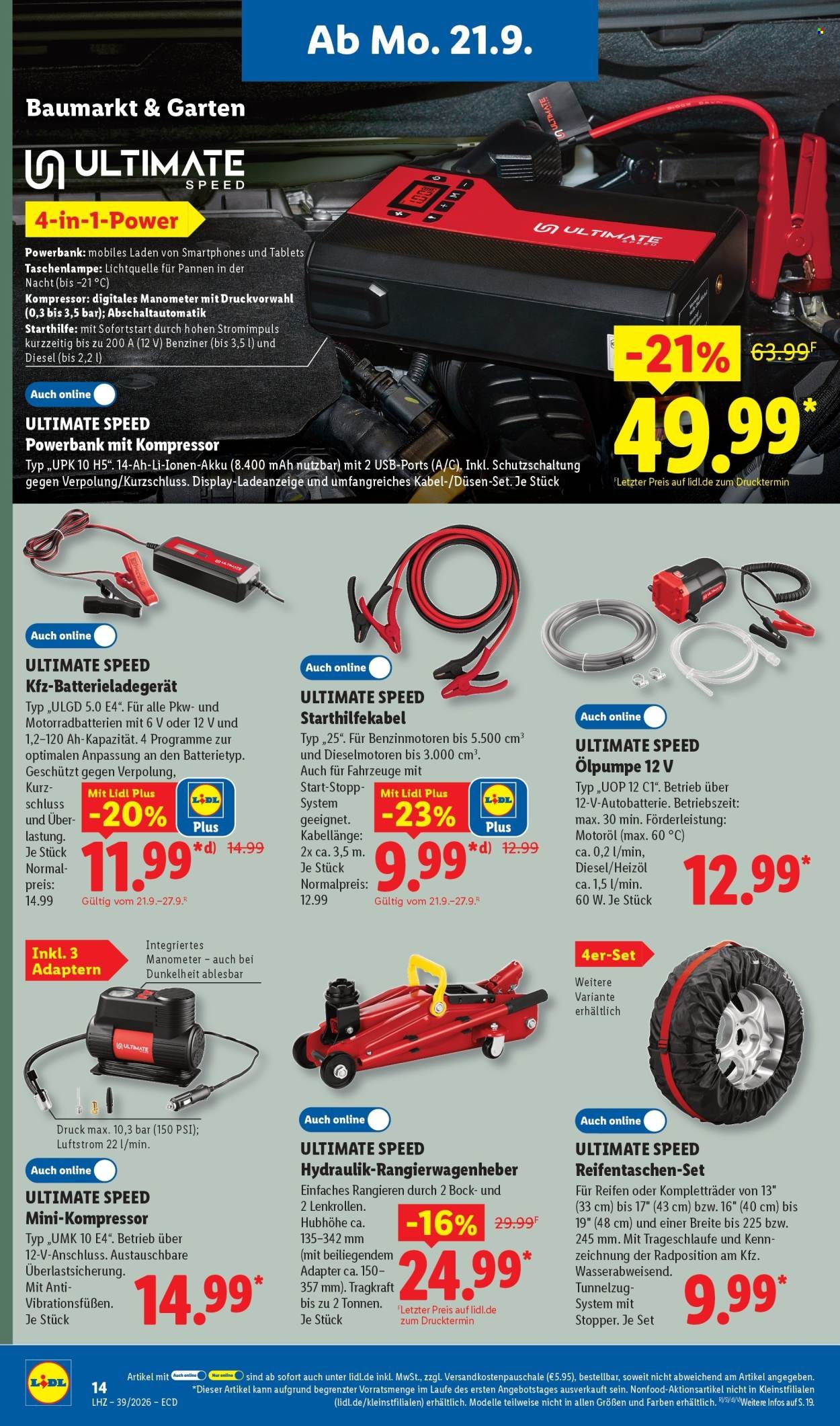 LIDL Prospekt - Ab Montag 21.09.2026