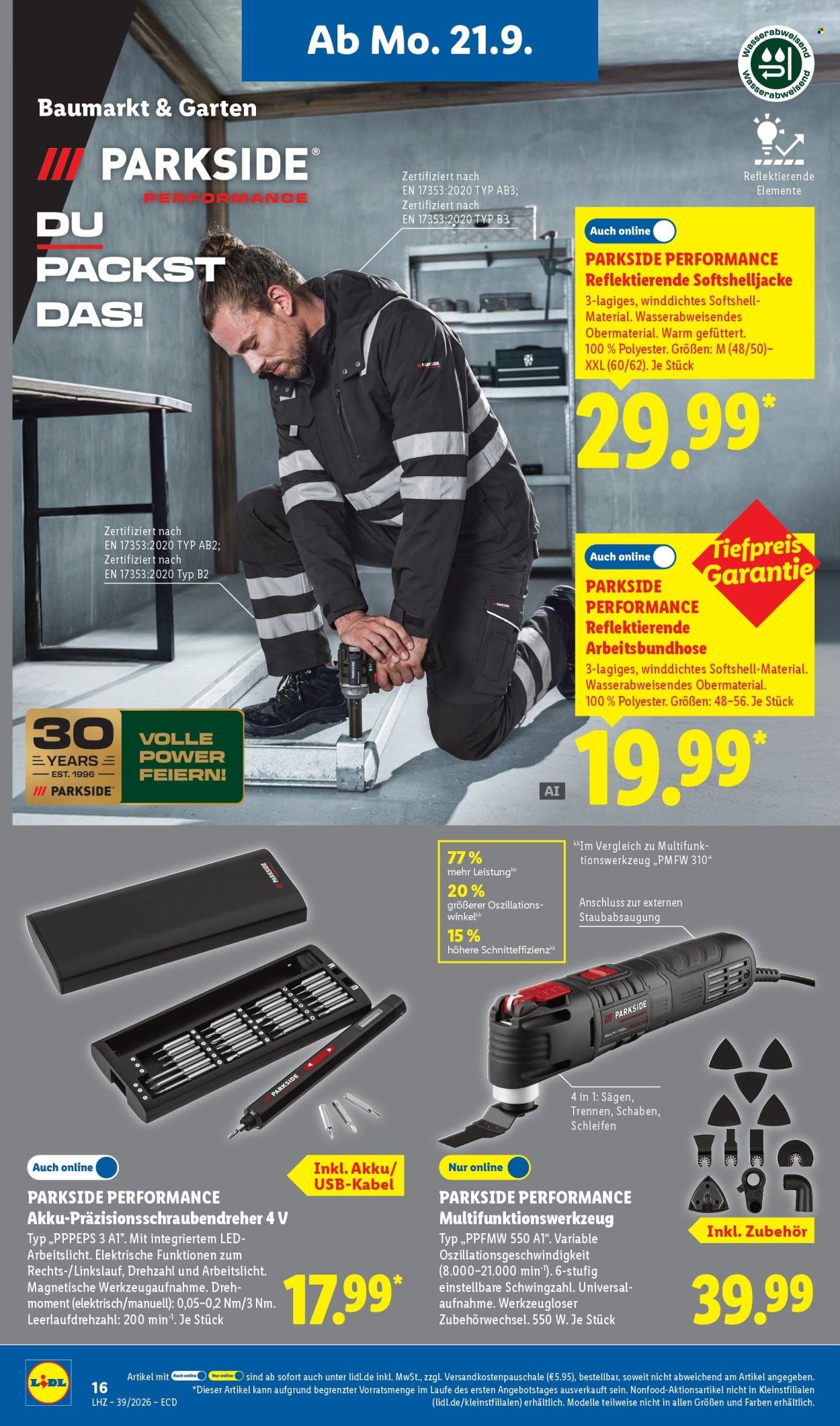 LIDL Prospekt - Ab Montag 21.09.2026