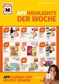 MÜLLER Prospekt - Unsere App-Highlights der Woche!