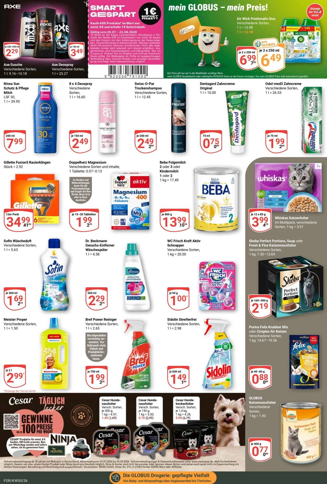 GLOBUS Prospekt - Ab Montag 20.07.2026