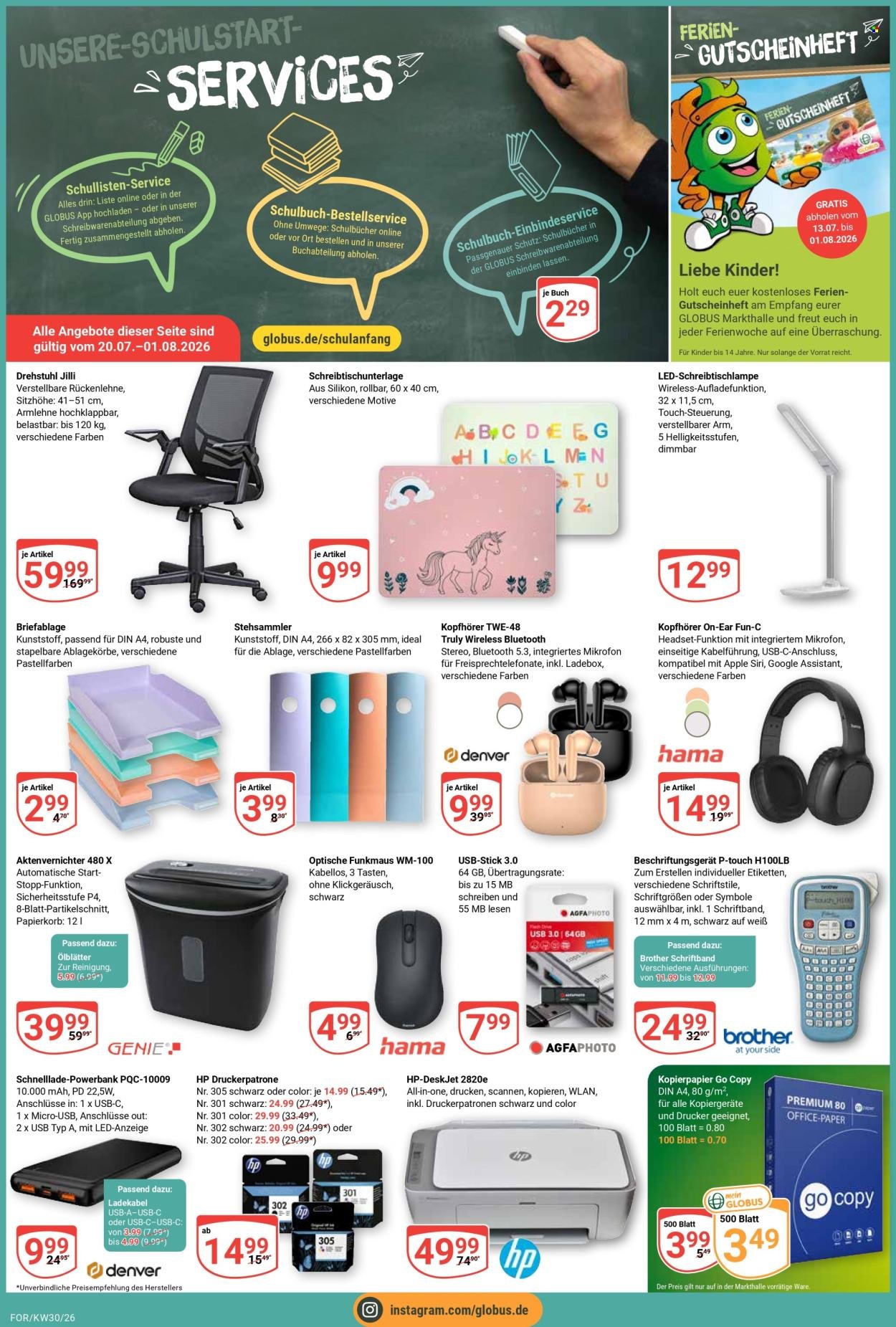 GLOBUS Prospekt - Ab Montag 20.07.2026