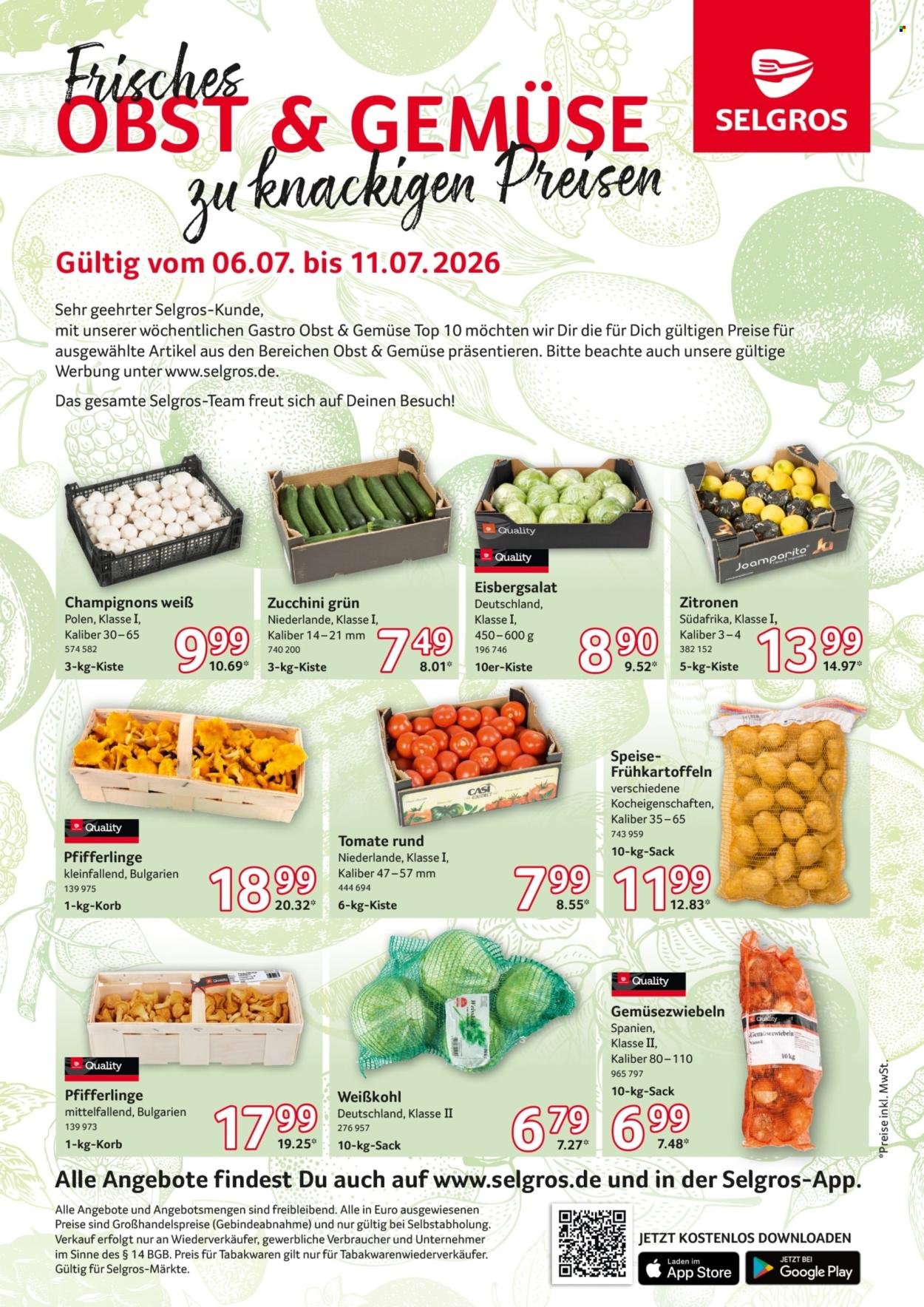 SELGROS Prospekt - Obst & Gemüse