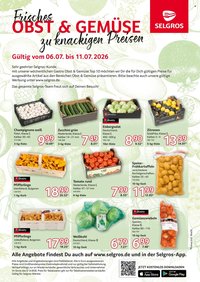 SELGROS Prospekt - Obst & Gemüse