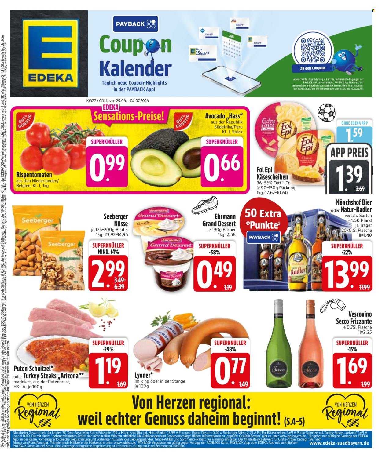 EDEKA Prospekt - Ab Montag 29.06.2026