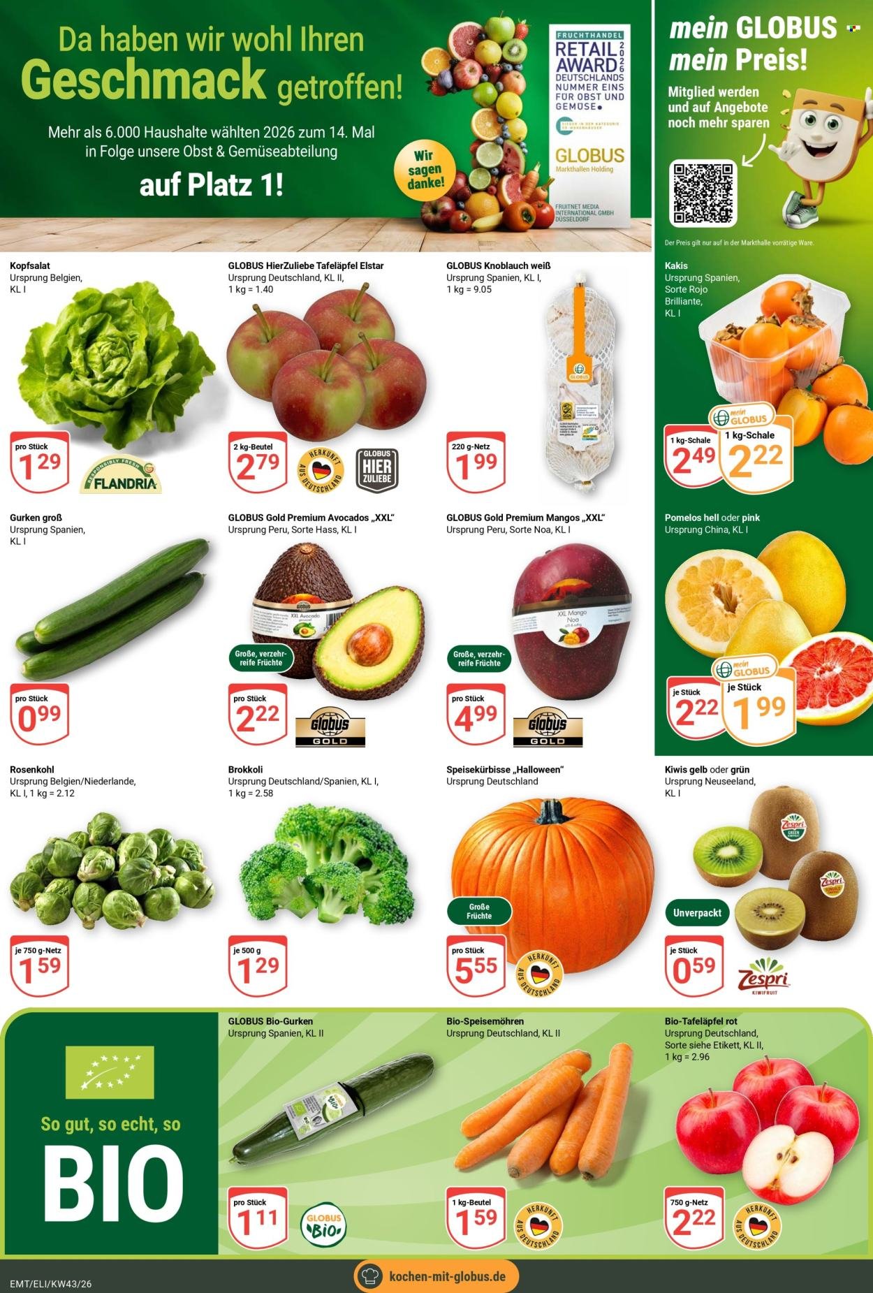 GLOBUS Prospekt - Ab Montag 19.10.2026