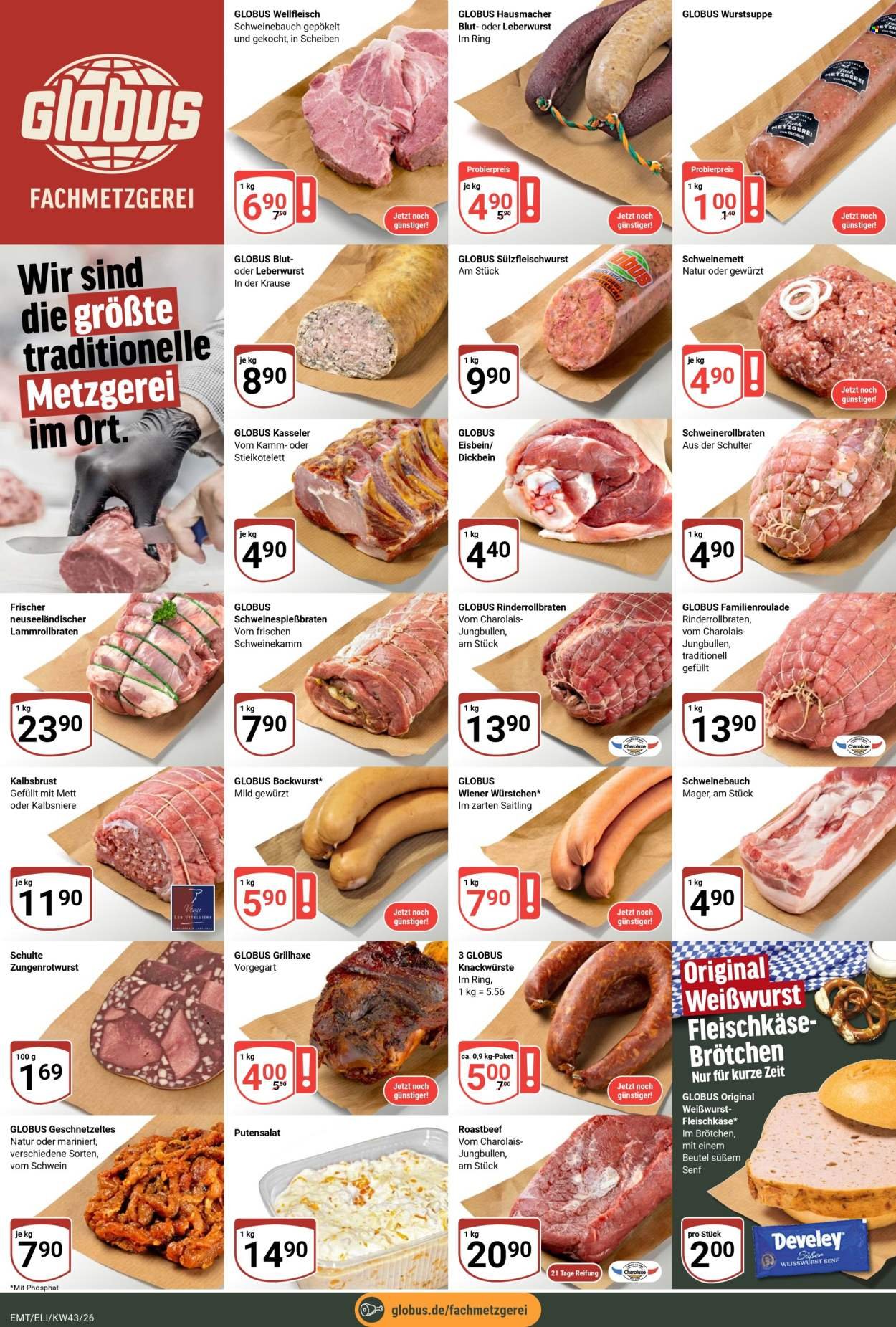 GLOBUS Prospekt - Ab Montag 19.10.2026
