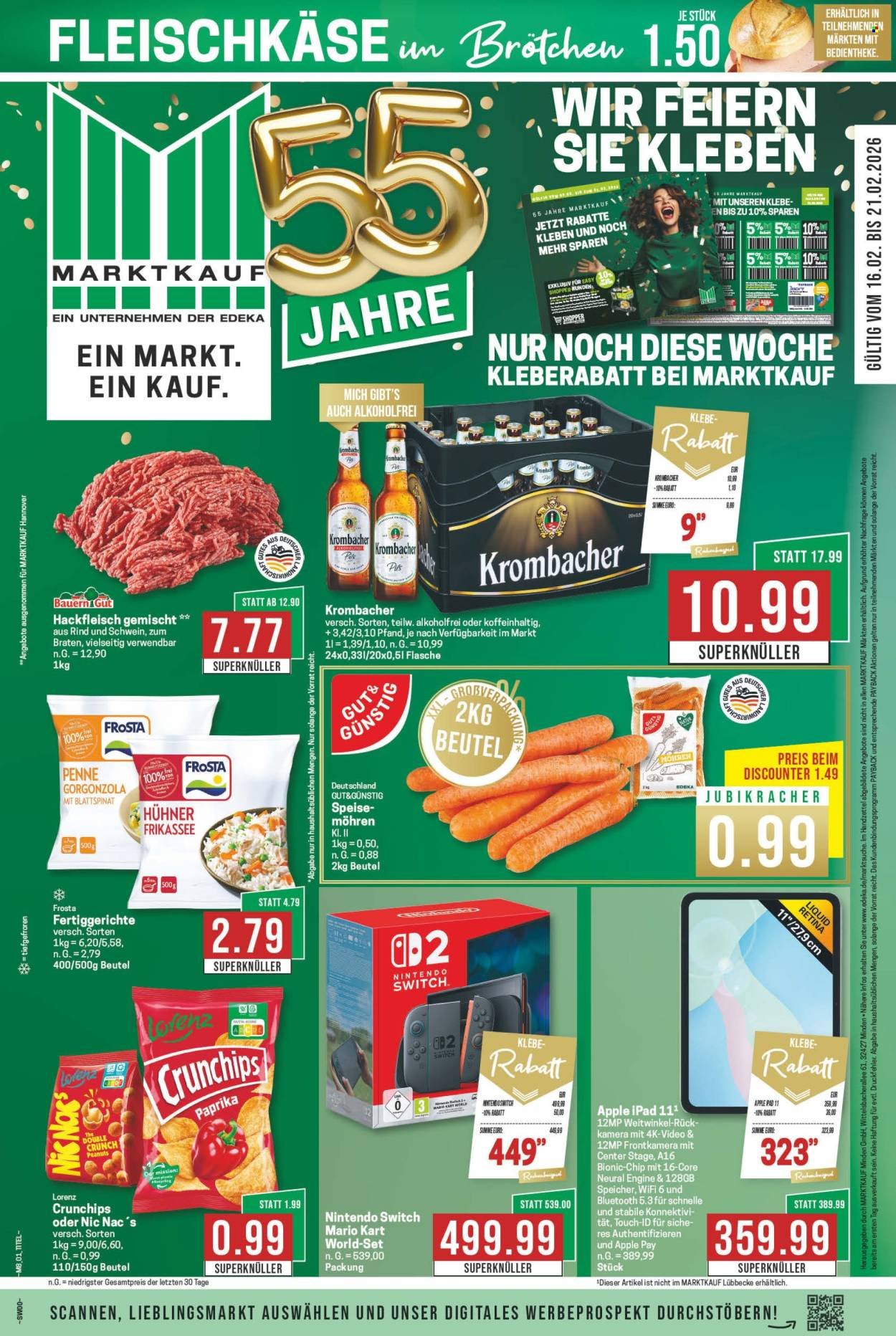 MARKTKAUF Prospekt - Ab Montag 16.02.2026