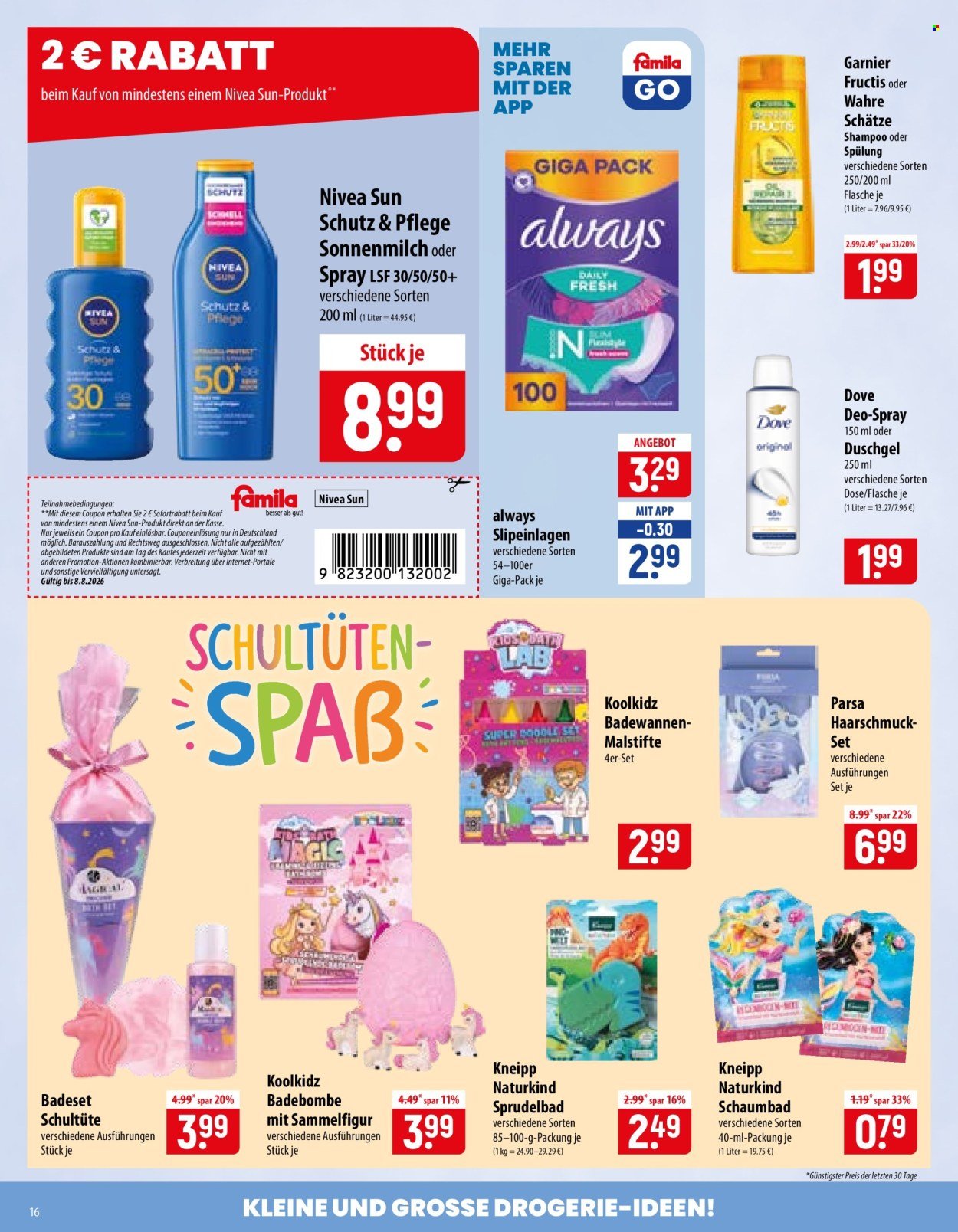 FAMILA Prospekt - Ab Montag 3.08.2026