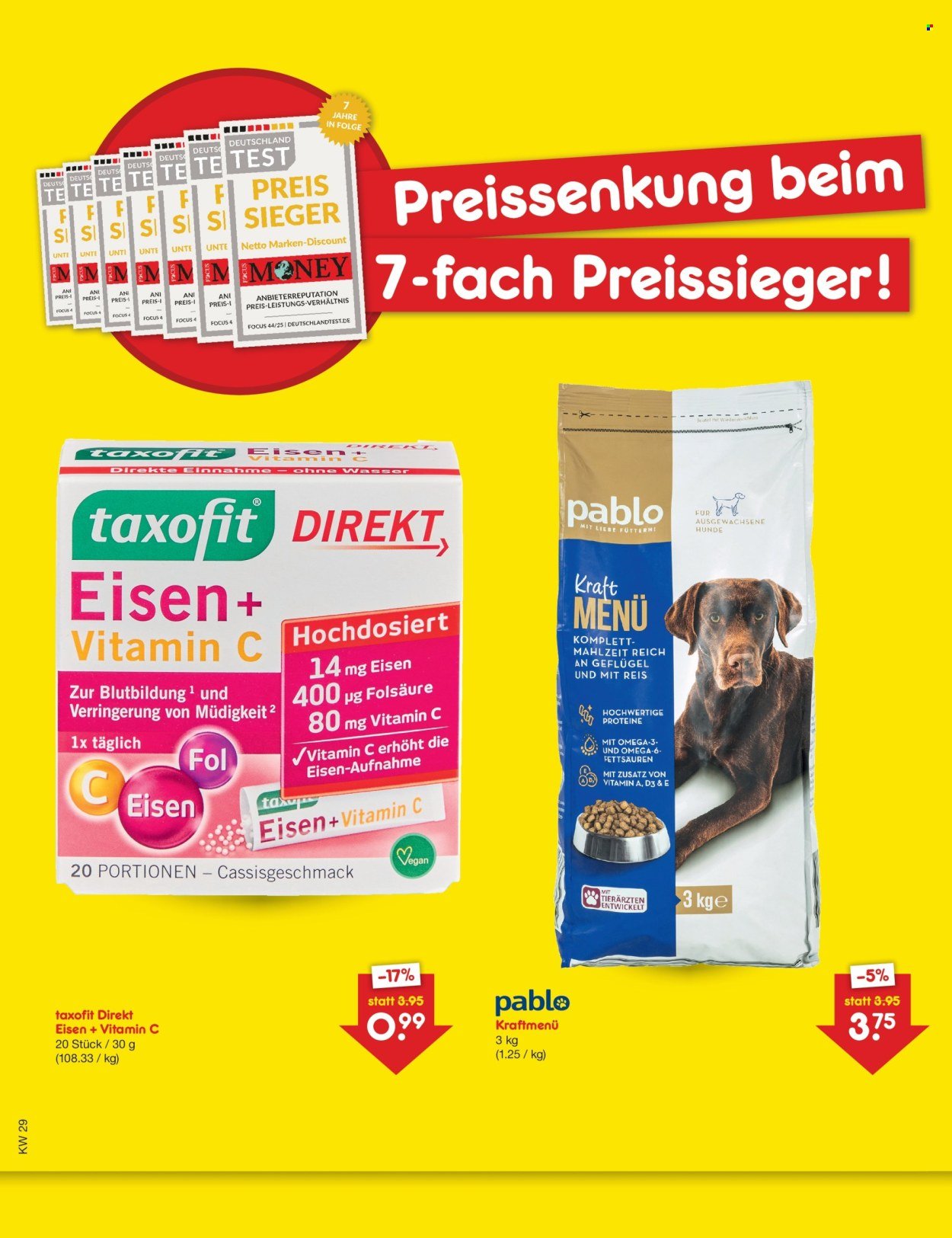 NETTO MARKEN-DISCOUNT Angebote - Preissenkung auf Dauer