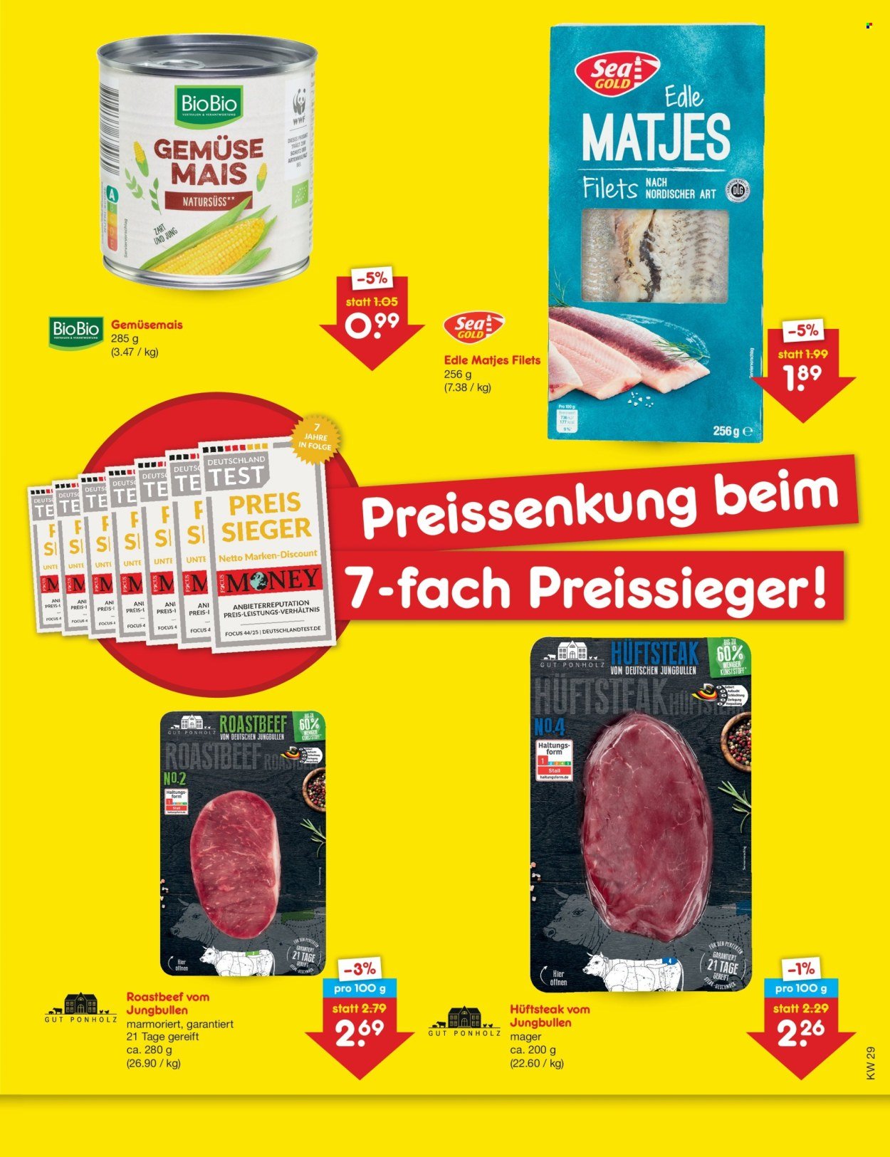 NETTO MARKEN-DISCOUNT Angebote - Preissenkung auf Dauer