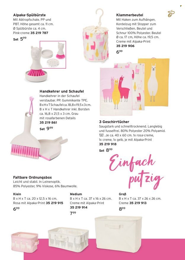 TCHIBO Prospekt - Alpaka cleaning collection