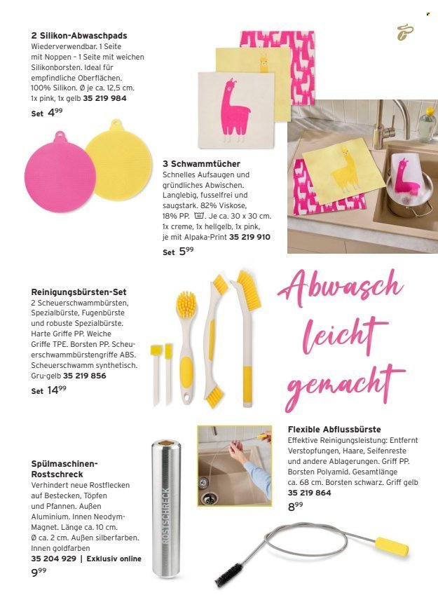 TCHIBO Prospekt - Alpaka cleaning collection