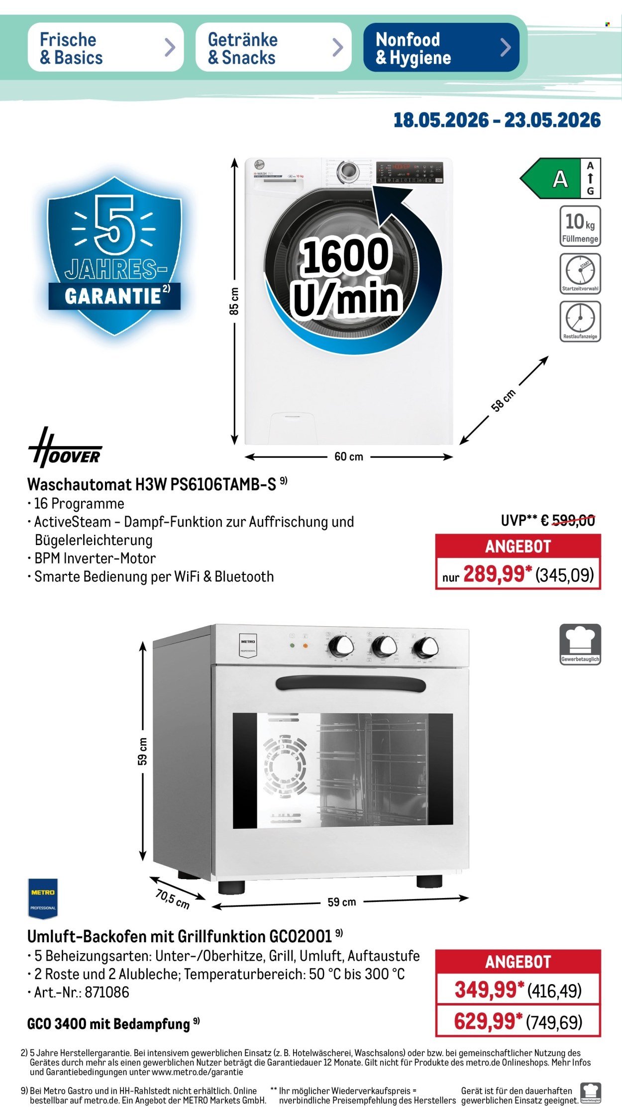 METRO Prospekt - NonFood-Angebote (2026-05-18 - 2026-05-23)