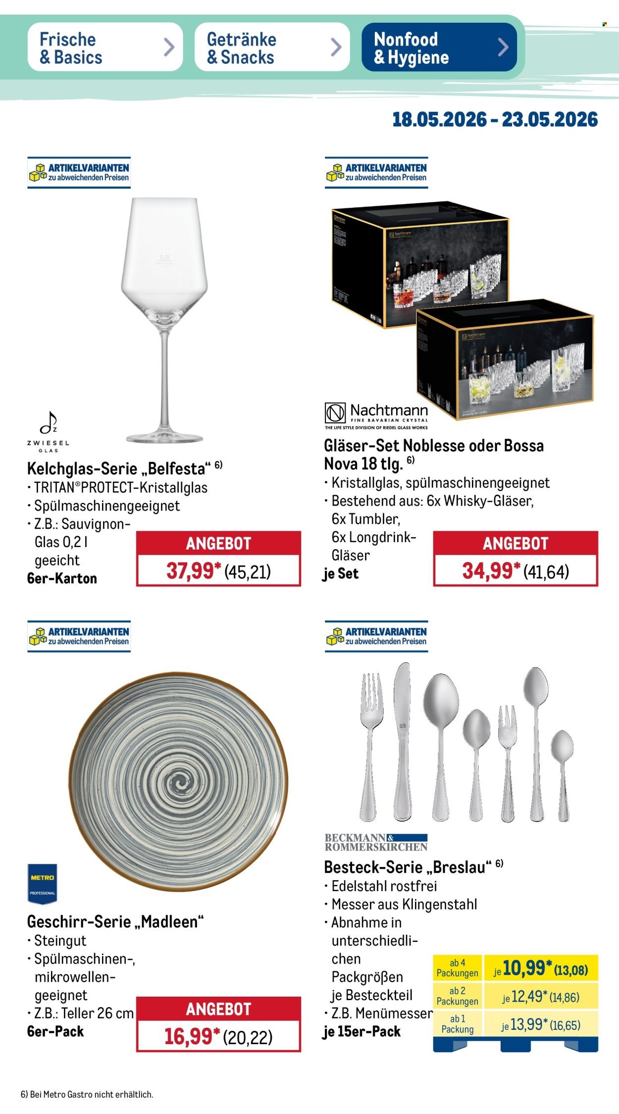 METRO Prospekt - NonFood-Angebote (2026-05-18 - 2026-05-23)