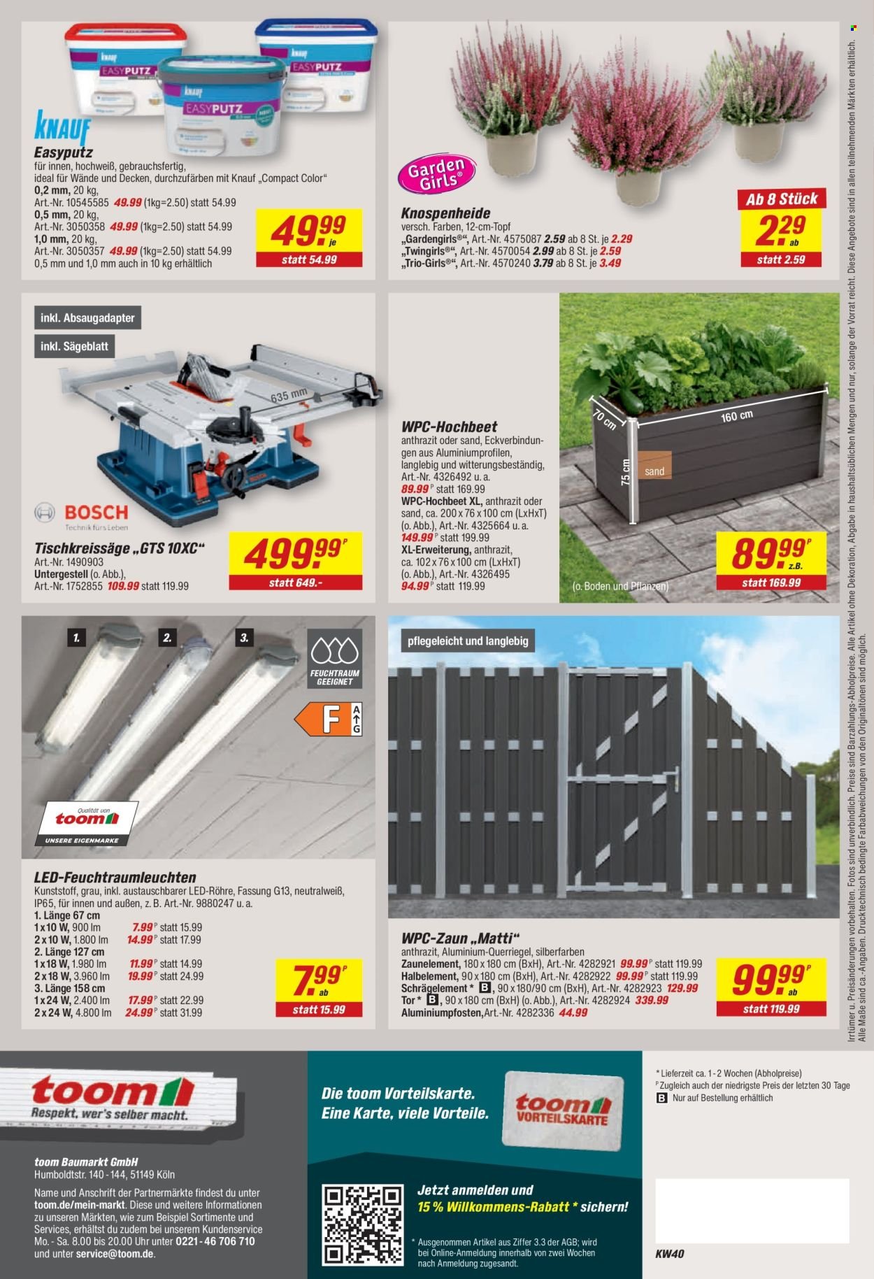 TOOM BAUMARKT Prospekt - Ab Montag 28.09.2026