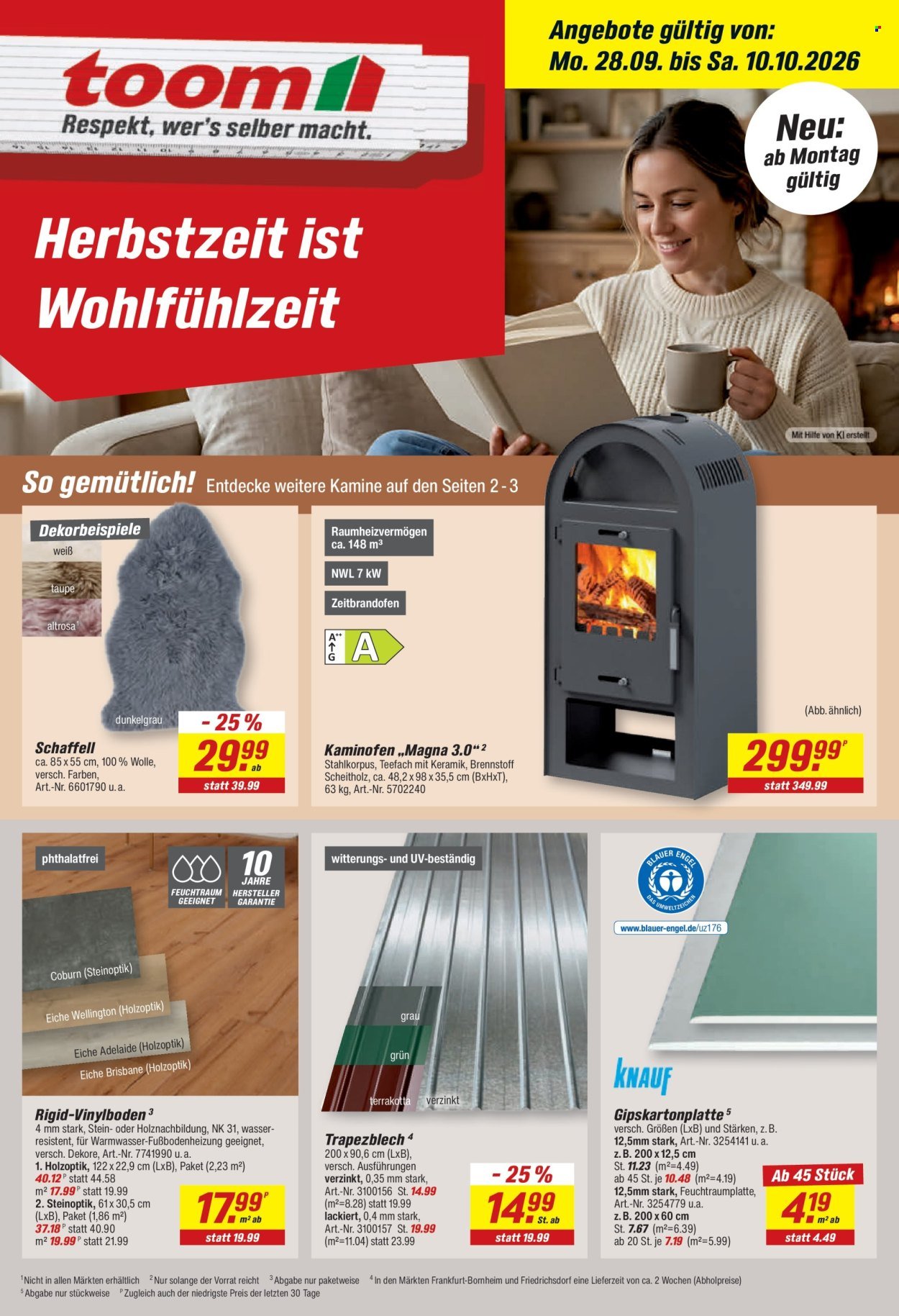 TOOM BAUMARKT Prospekt - Ab Montag 28.09.2026