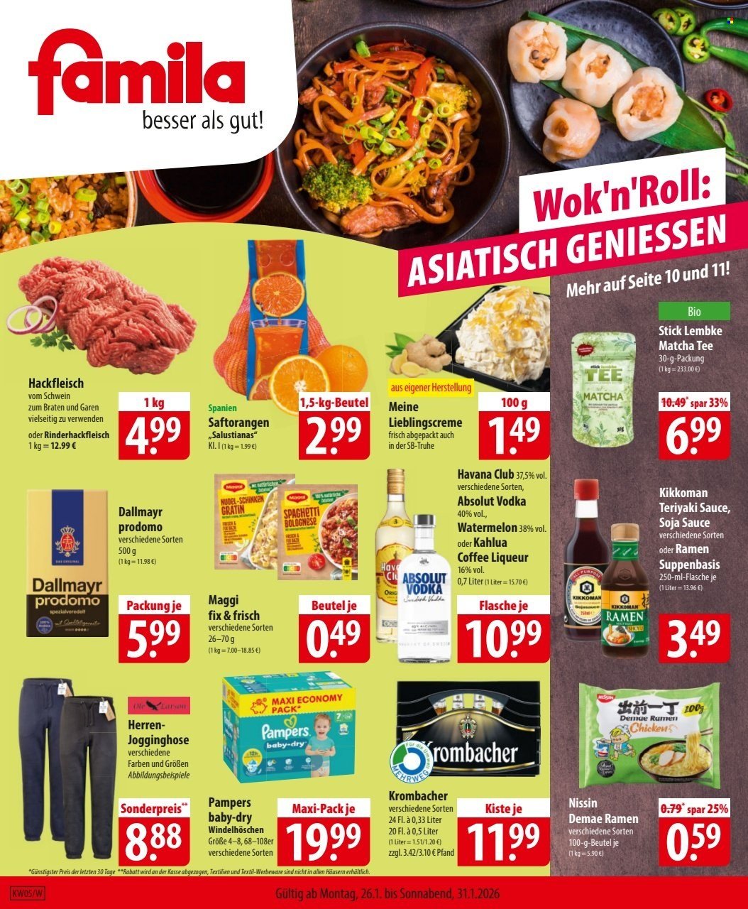 FAMILA Prospekt - Ab Montag 26.01.2026